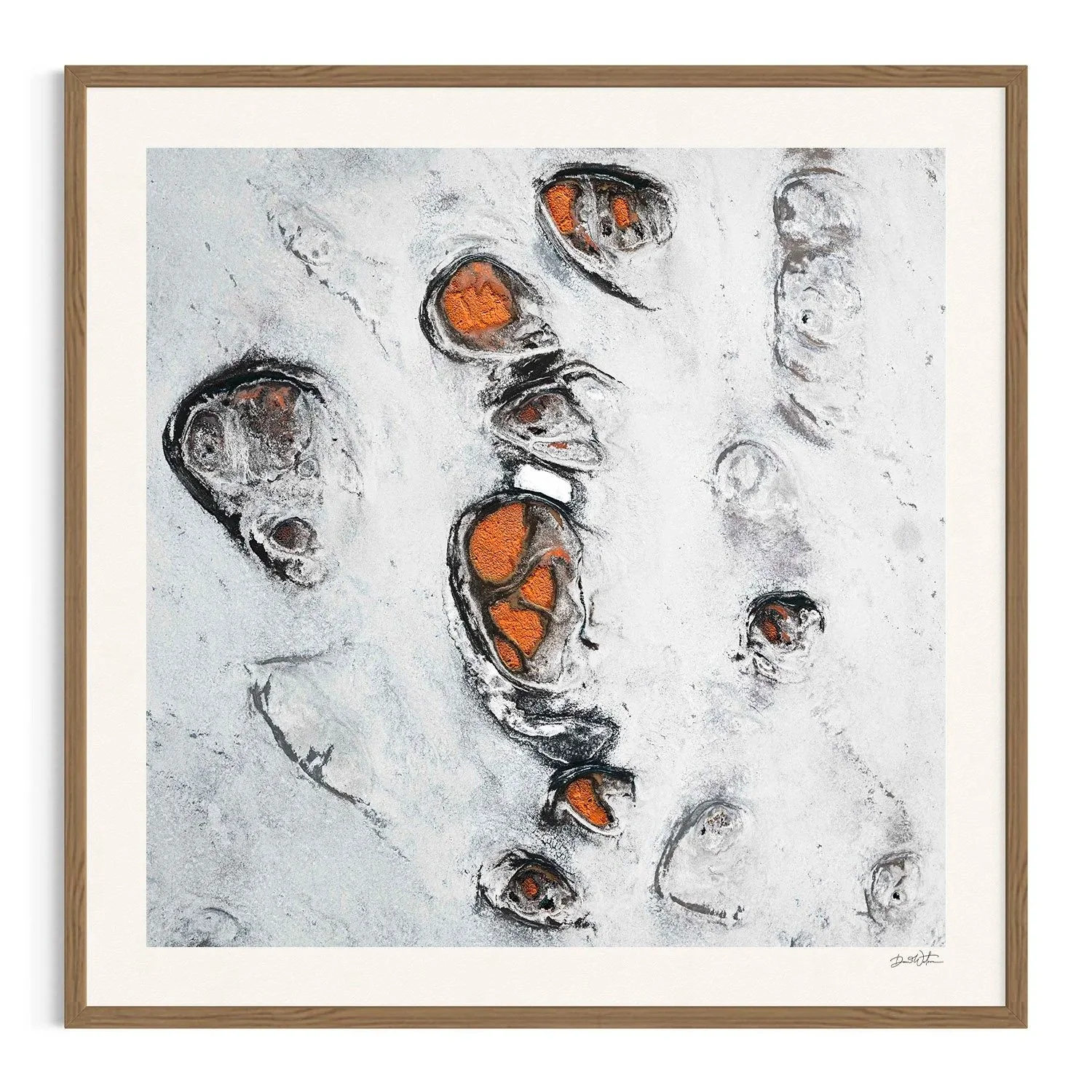Desert Dance by Dani Watson shown in a raw oak frame, a signed limited-edition fine art photography print from IRID Gallery