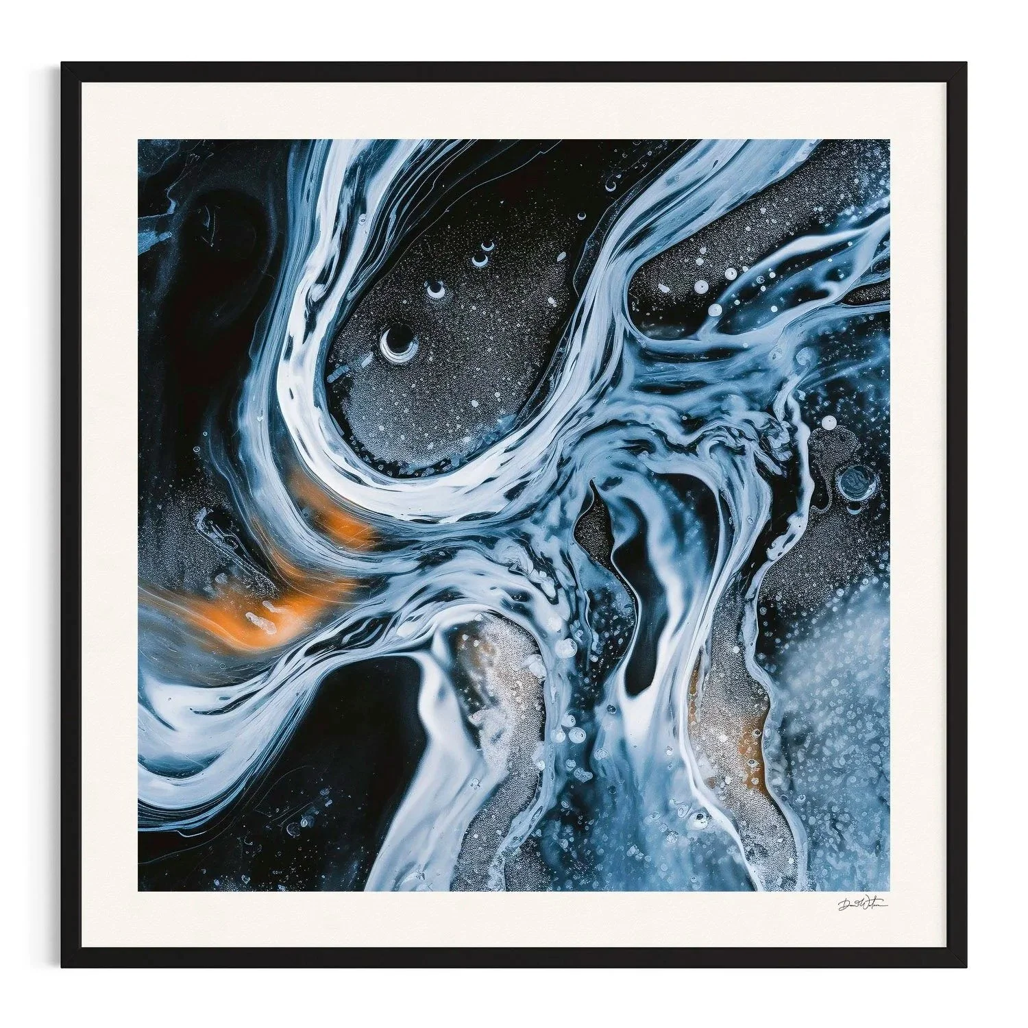 Eternal Flow by Dani Watson shown in a black frame, a signed limited-edition fine art photography print from IRID Gallery