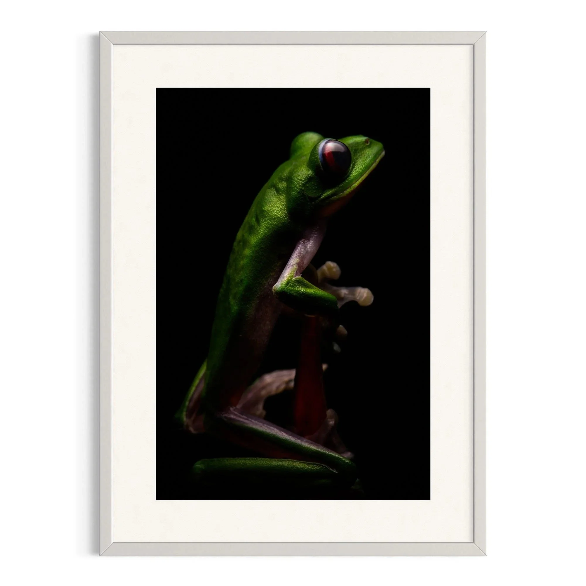 One With Darkness by John Wiseman shown in a white frame, a signed limited-edition fine art photography print from IRID Gallery