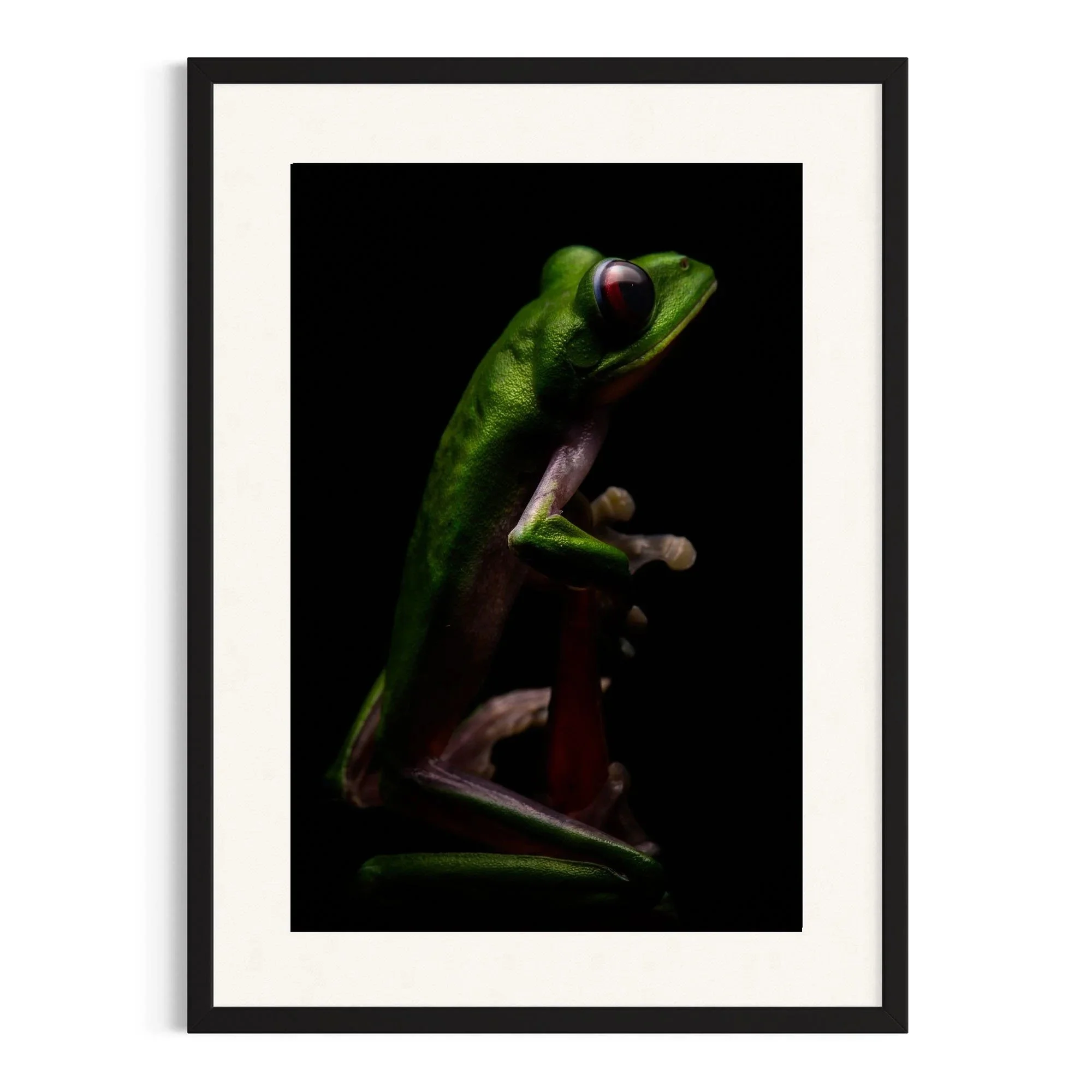 One With Darkness by John Wiseman shown in a black frame, a signed limited-edition fine art photography print from IRID Gallery