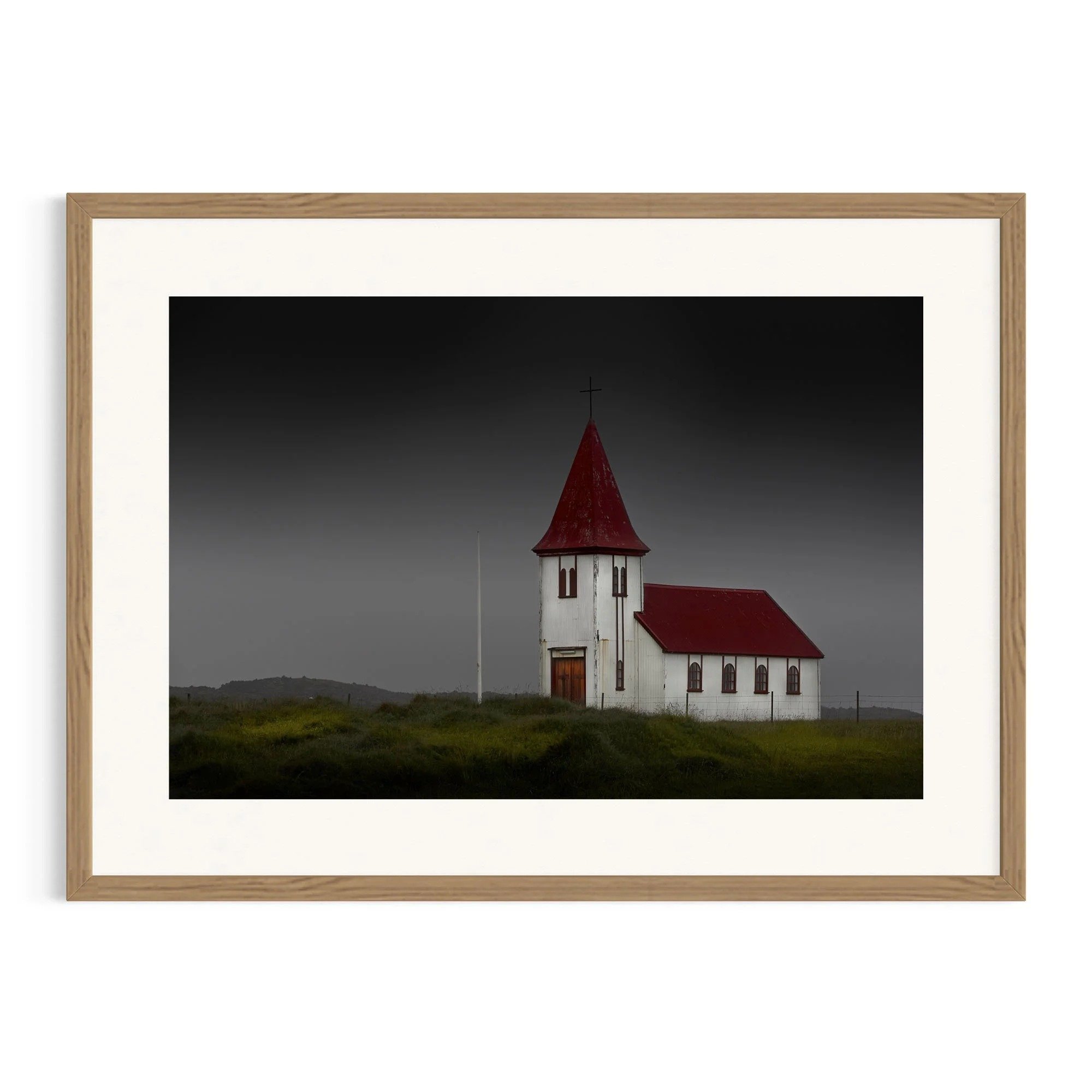 Silent Reverie by John Wiseman shown in a raw oak frame, a signed limited-edition fine art photography print from IRID Gallery