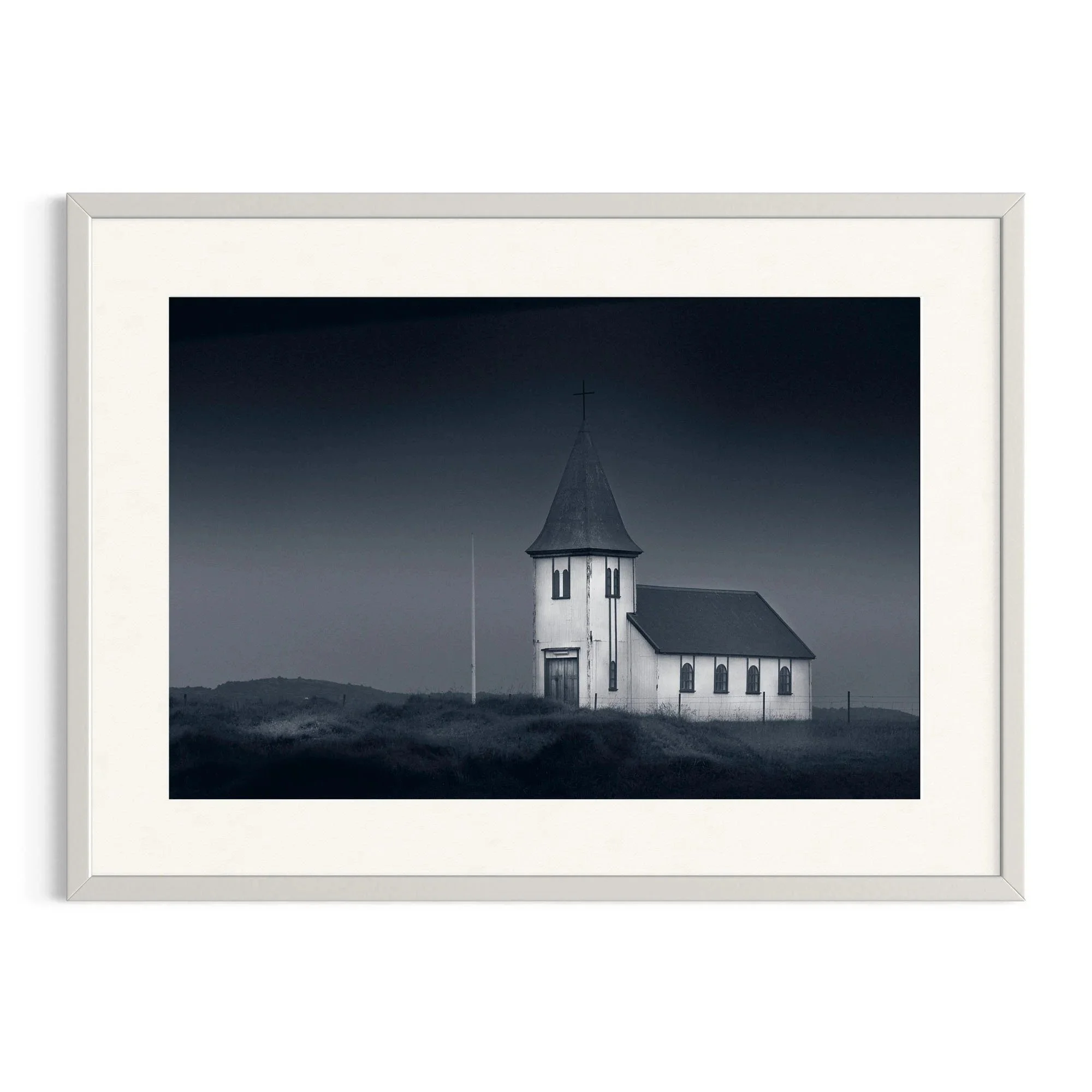 Timeless Sentinel by John Wiseman shown in a white frame, a signed limited-edition fine art photography print from IRID Gallery