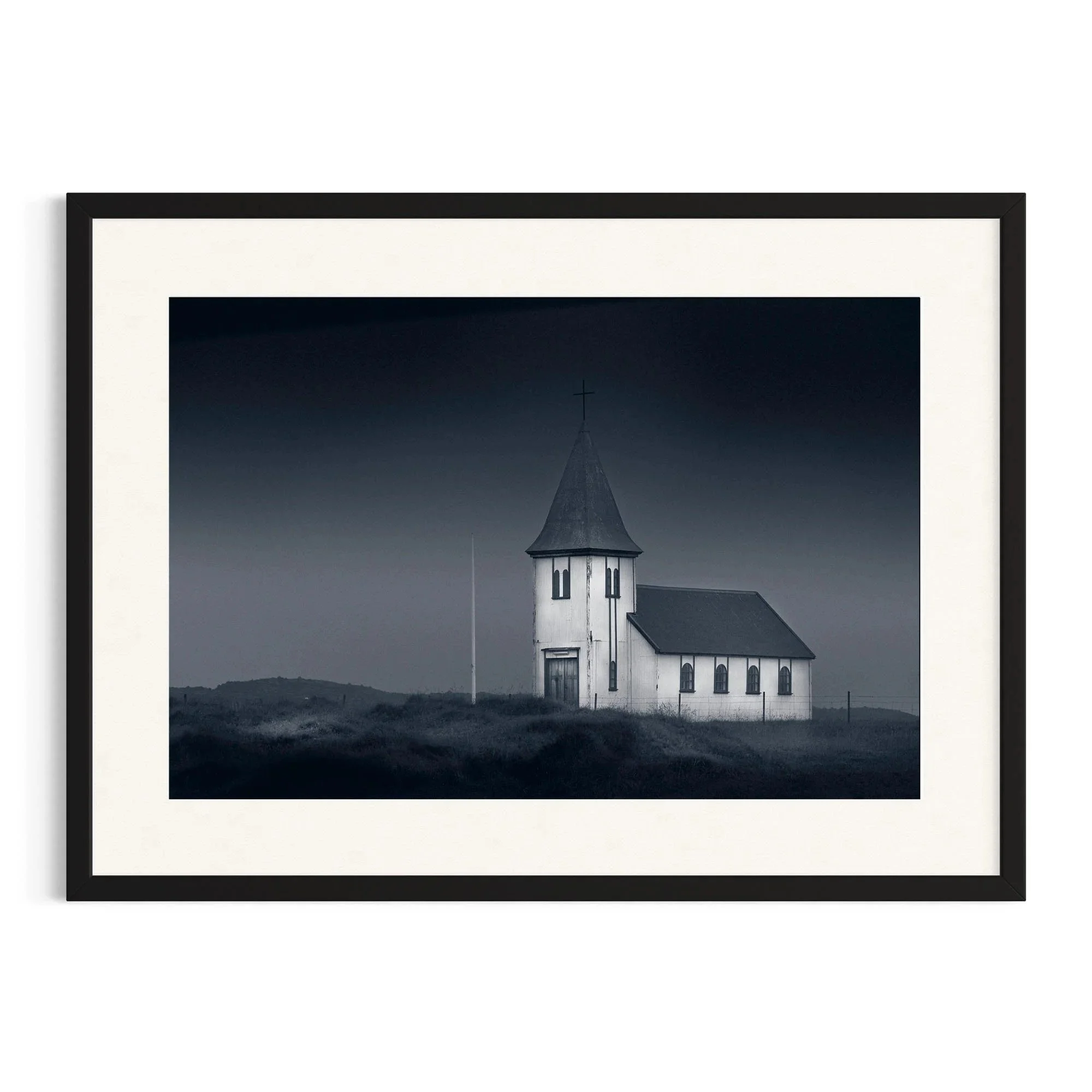 Timeless Sentinel by John Wiseman shown in a black frame, a signed limited-edition fine art photography print from IRID Gallery