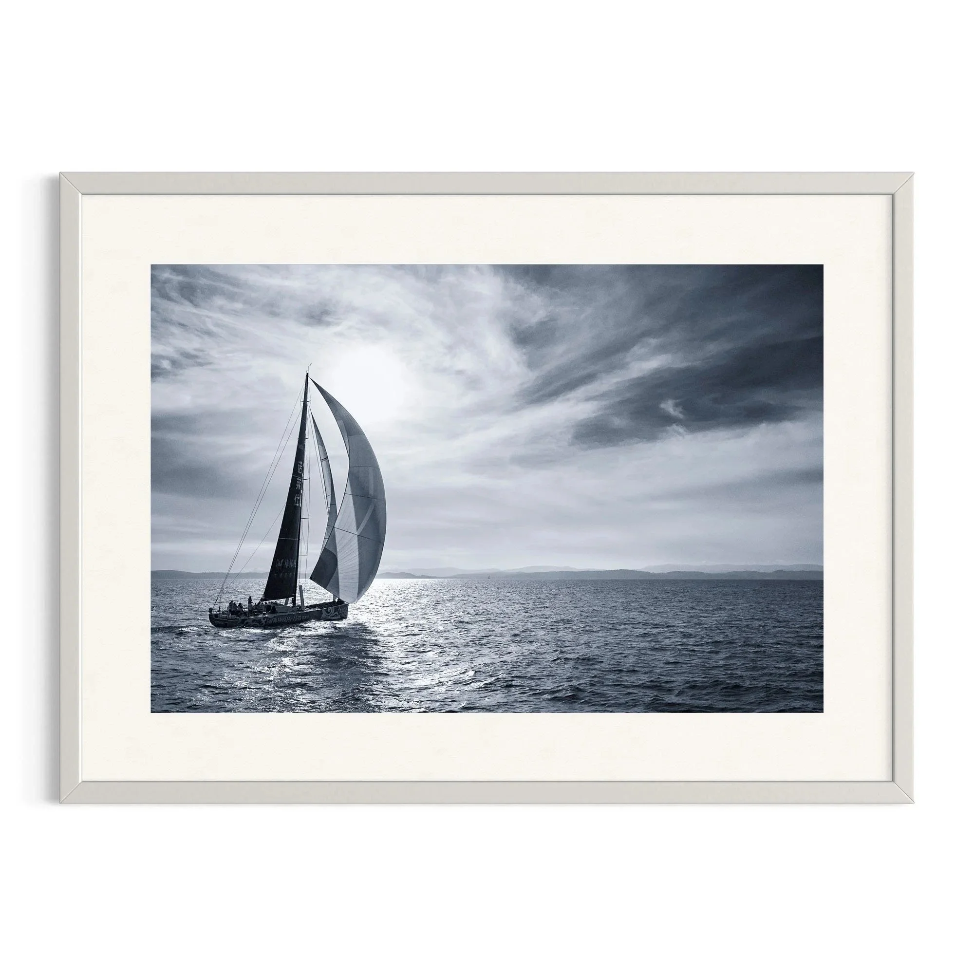 Wind Warriors by John Wiseman shown in a white frame, a signed limited-edition fine art photography print from IRID Gallery