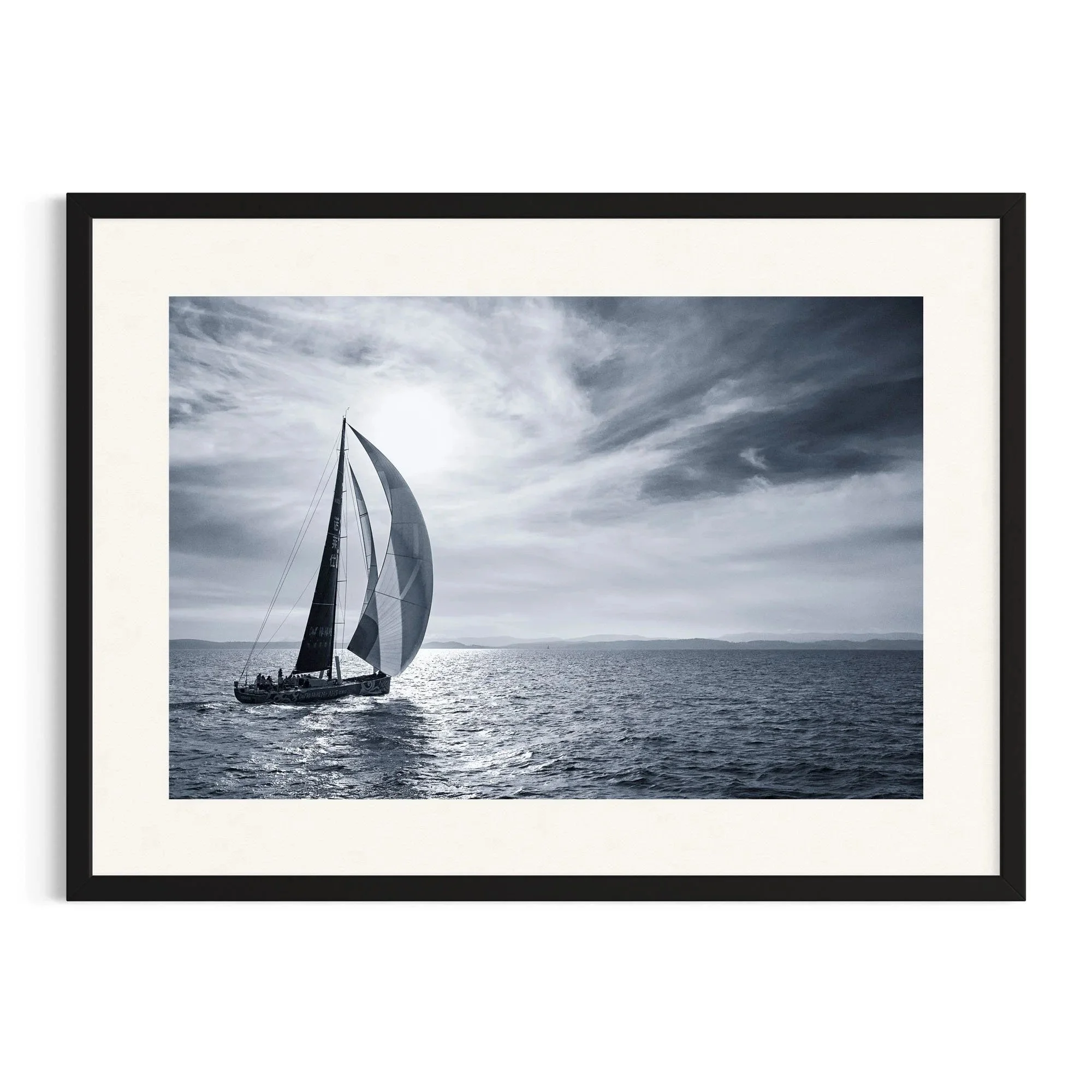 Wind Warriors by John Wiseman shown in a black frame, a signed limited-edition fine art photography print from IRID Gallery