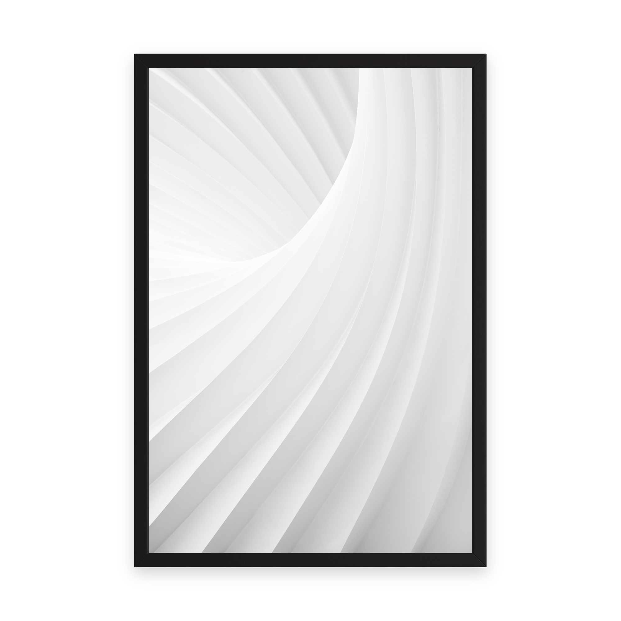 Creamy Vortex by Gianluca Carretta shown in a black frame, a signed limited-edition fine art photography print from IRID Gallery