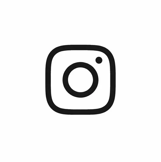 Black and white Instagram logo