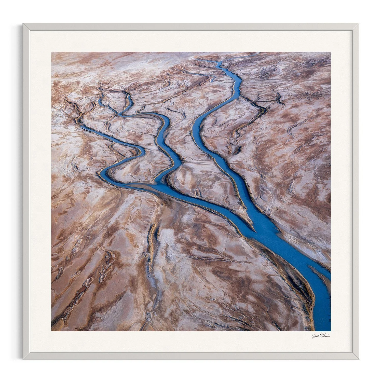 River of Life by Dani Watson shown in a white frame, a signed limited-edition fine art photography print from IRID Gallery