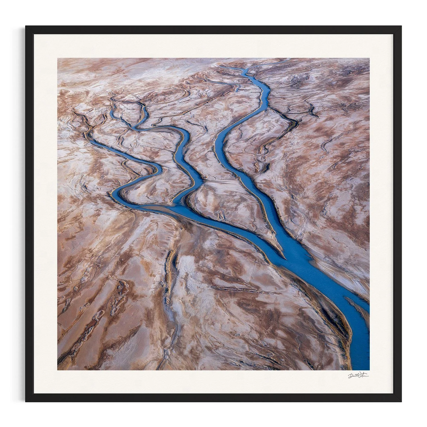 River of Life by Dani Watson shown in a black frame, a signed limited-edition fine art photography print from IRID Gallery