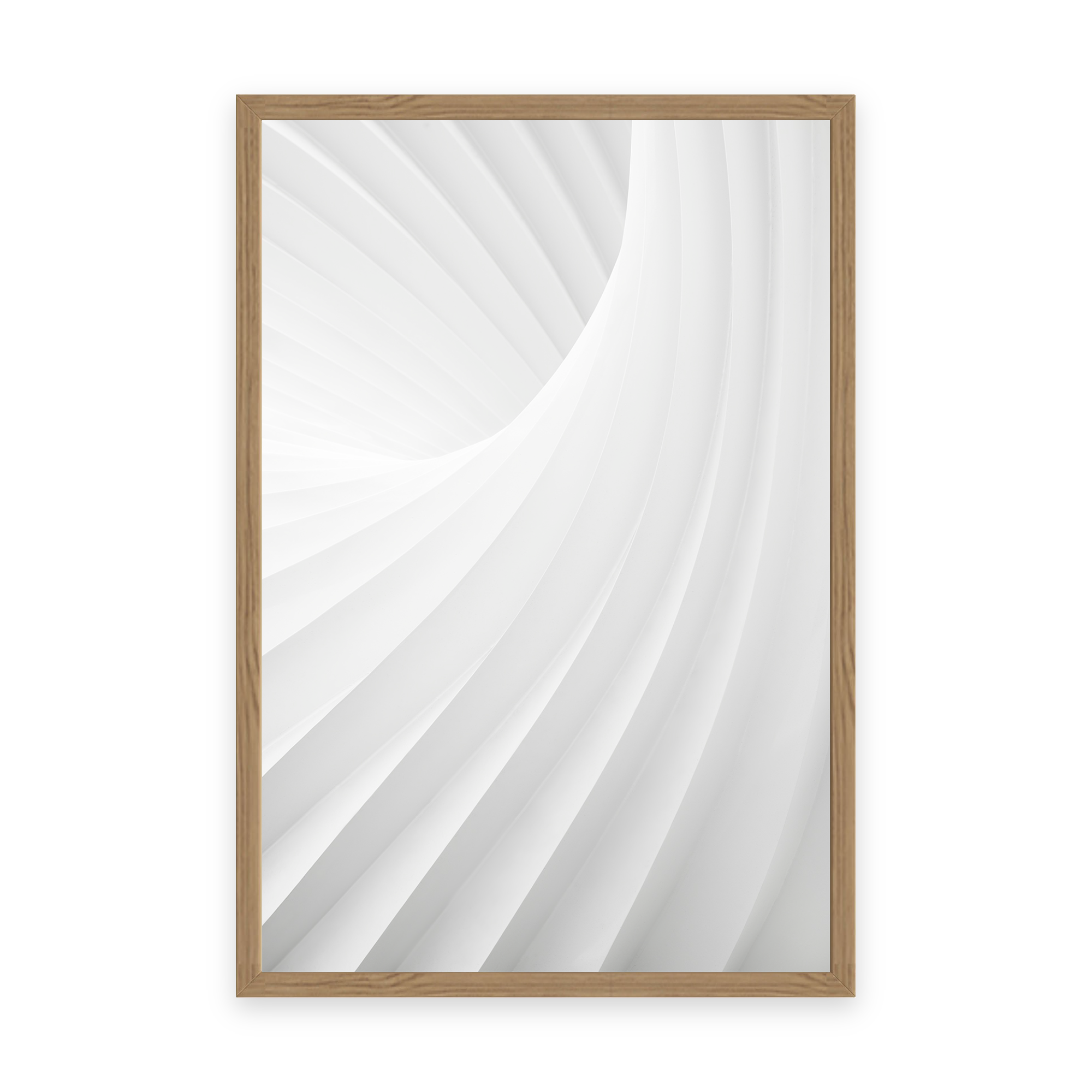 Creamy Vortex by Gianluca Carretta shown in a oak frame, a signed limited-edition fine art photography print from IRID Gallery