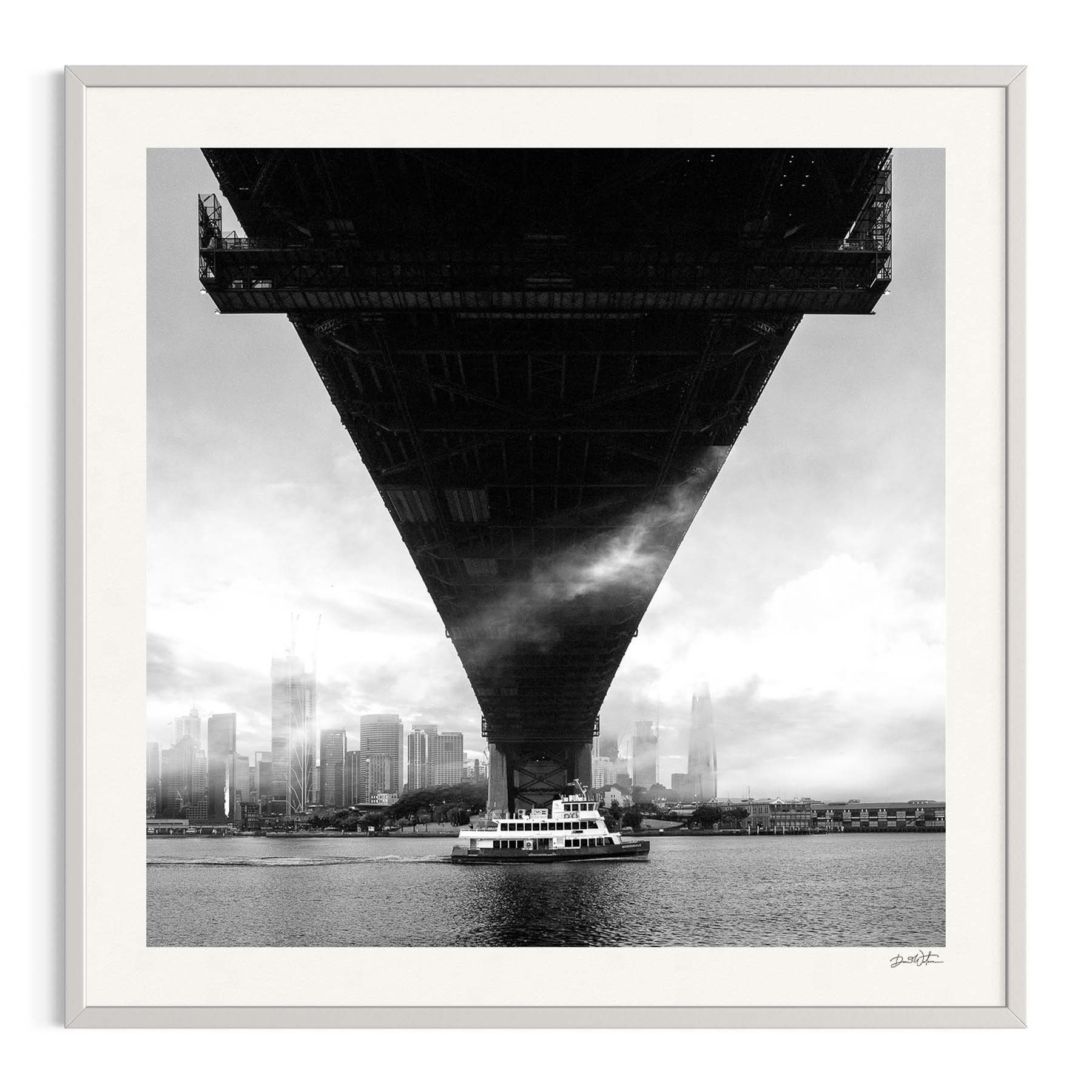 Into the Mist by Dani Watson shown in a white frame, a signed limited-edition fine art photography print from IRID Gallery
