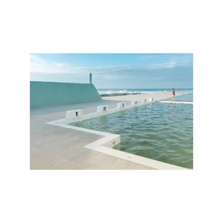 Newcastle Ocean Baths by Simon Ray, limited-edition archival pigment print