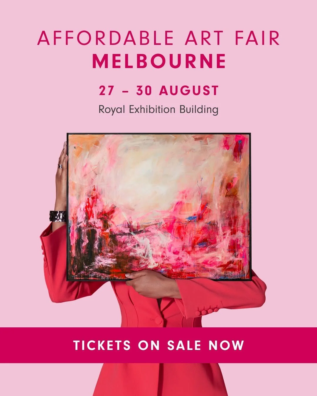 Affordable Art Fair Melbourne, 27 to 30 August 2026 at the Royal Exhibition Building