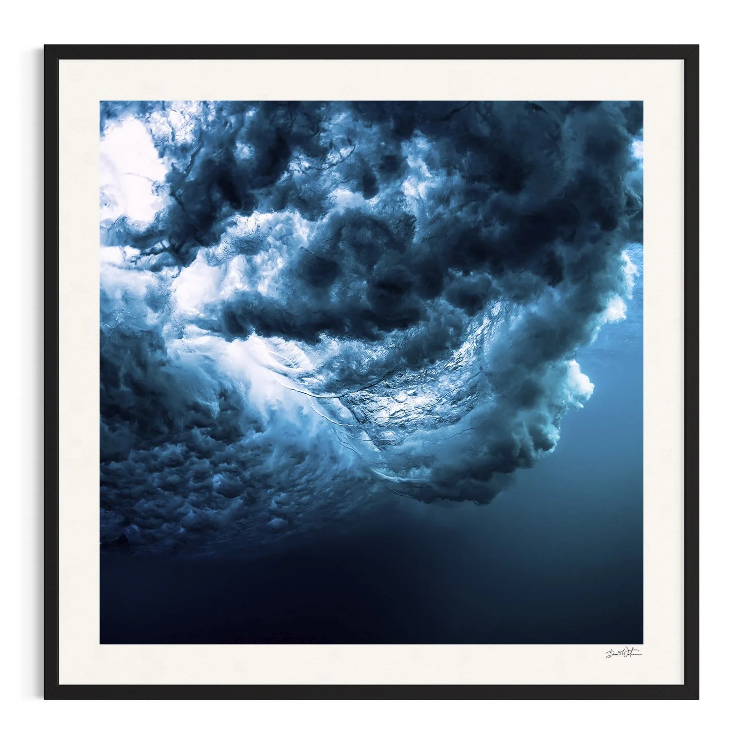 Maelstrom by Dani Watson shown in a black frame, a signed limited-edition fine art photography print from IRID Gallery