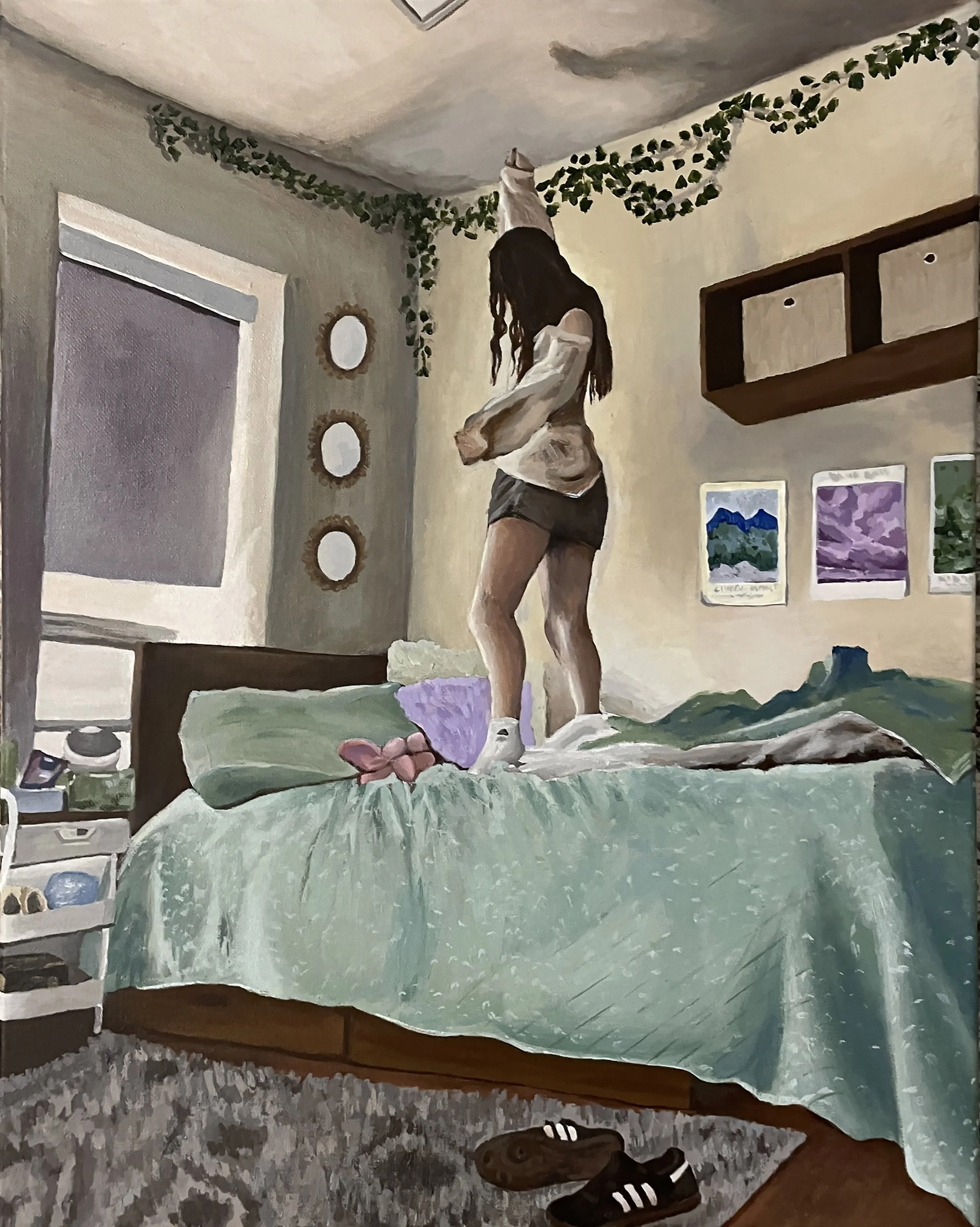  "Dancing"   
Medium: Acrylic Paint on Canvas  