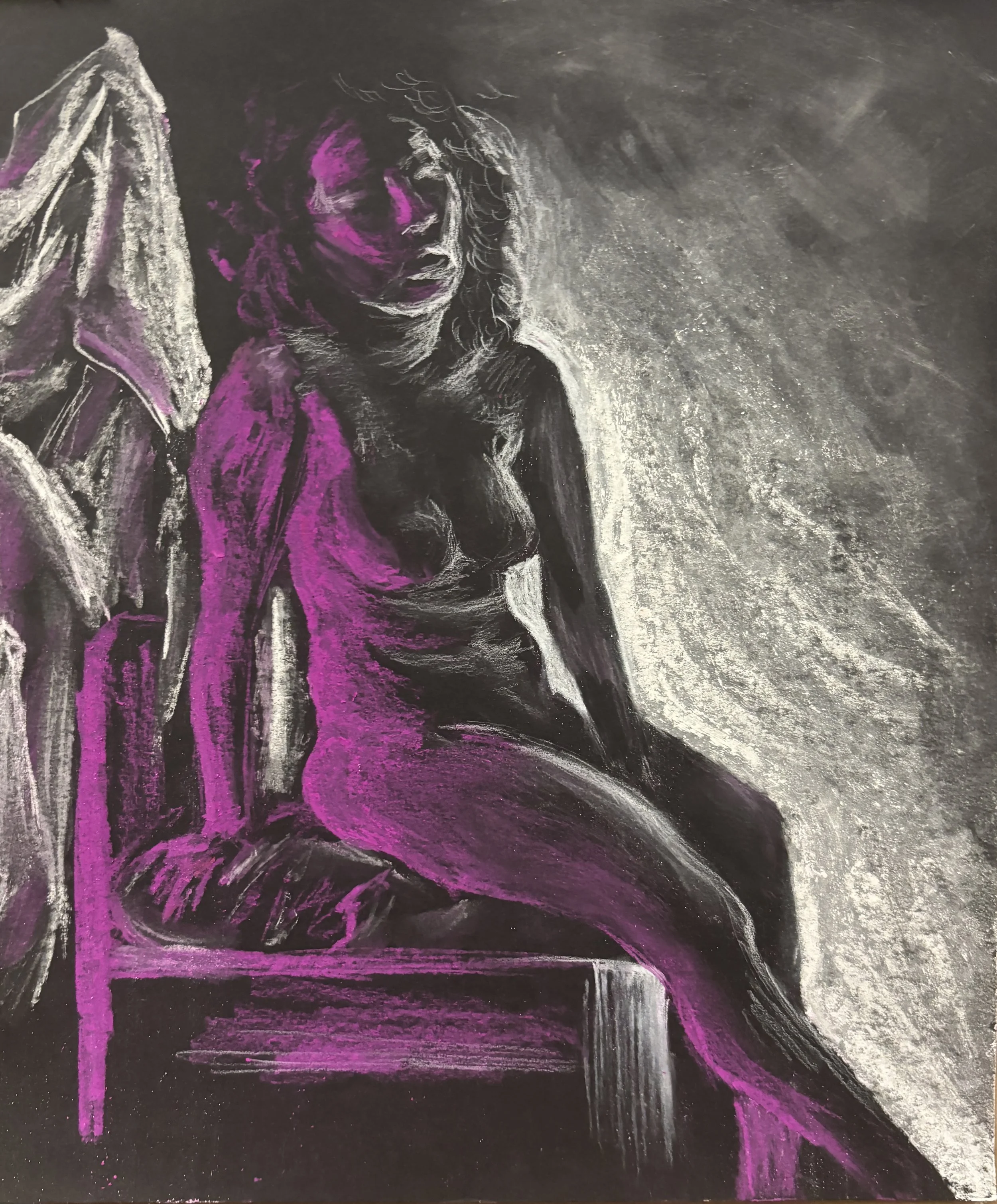  "Figure Drawing"   
Medium: Chalk Pastel  