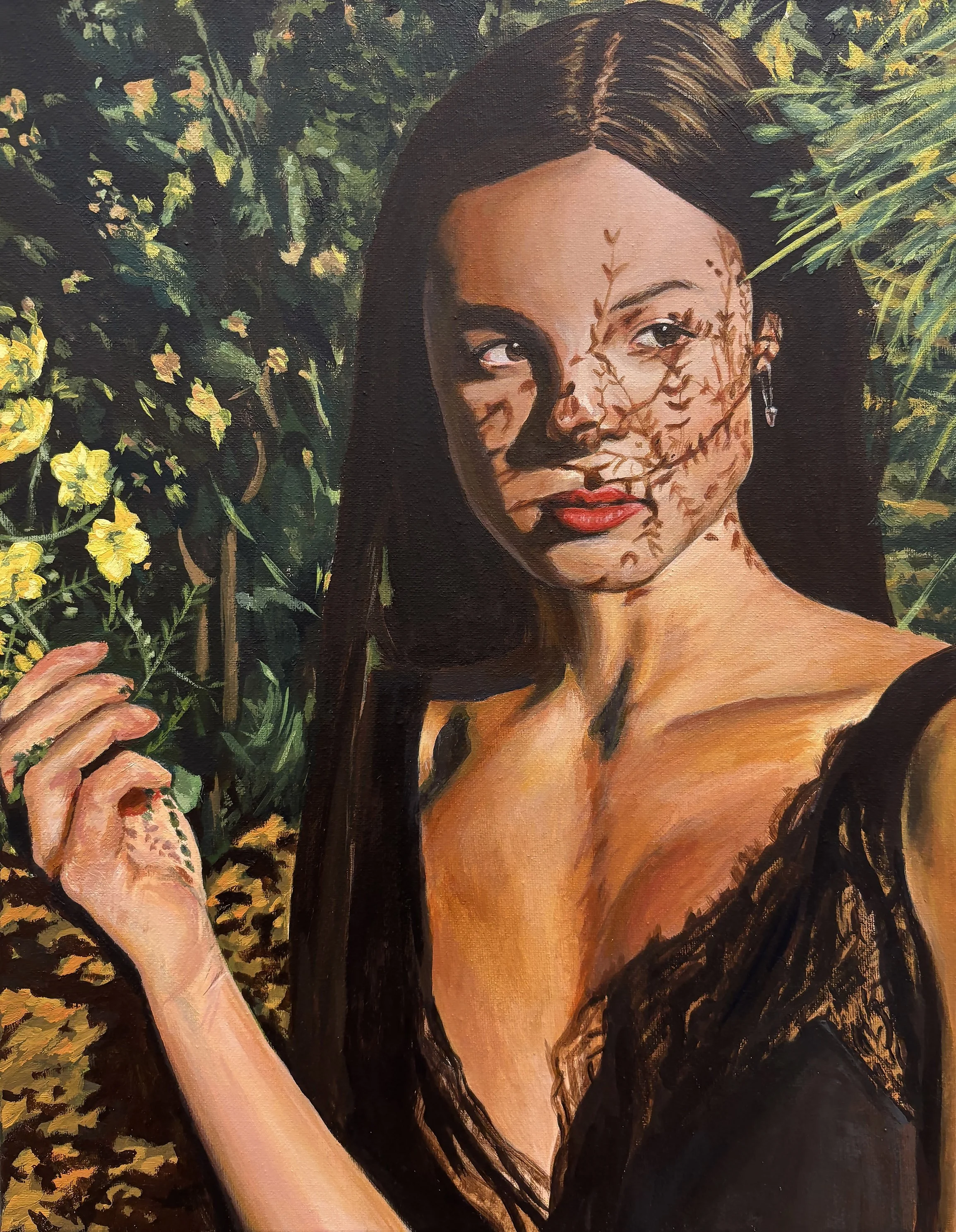  "Olivia Rodrigo Portrait"   
Medium: Acrylic Paint on Canvas  