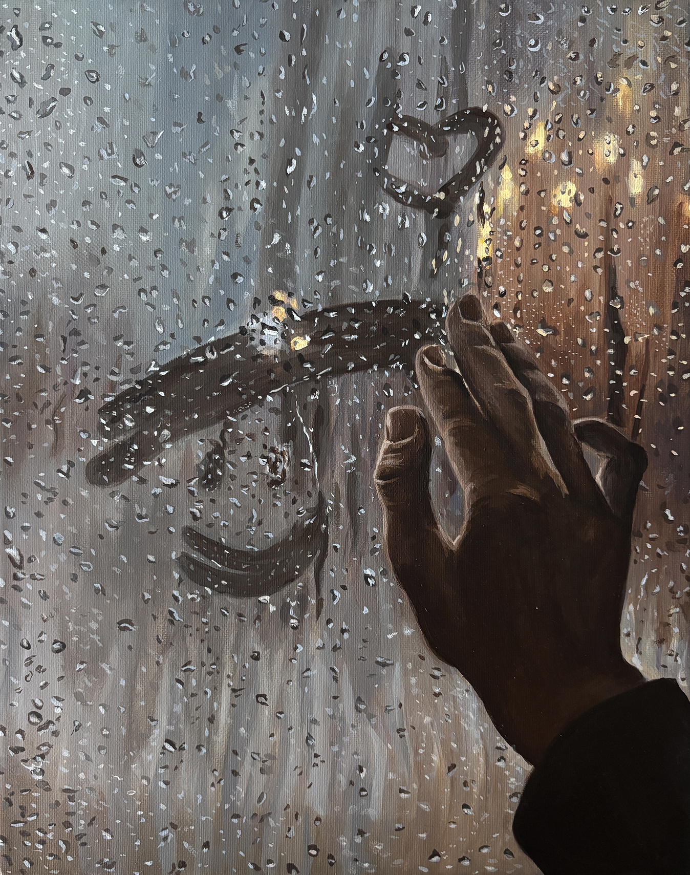  "Rainy Day"   
Medium: Acrylic Paint on Canvas  