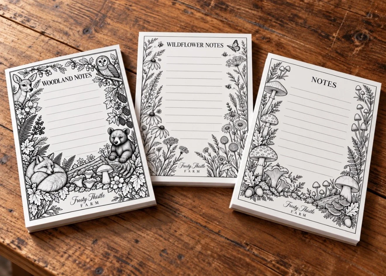 Colorable Notepads