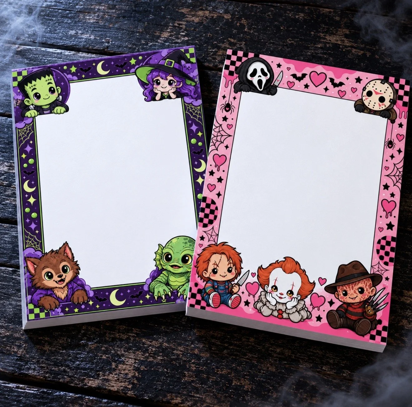 Spooky Little Notes | Handmade Halloween Notepads