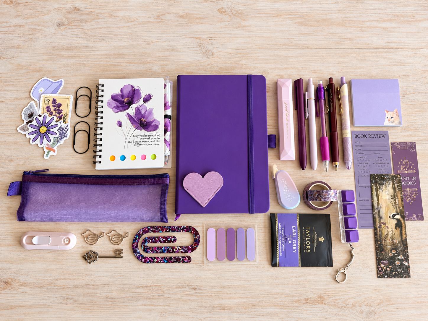 Frosty Grape Writing Bundle