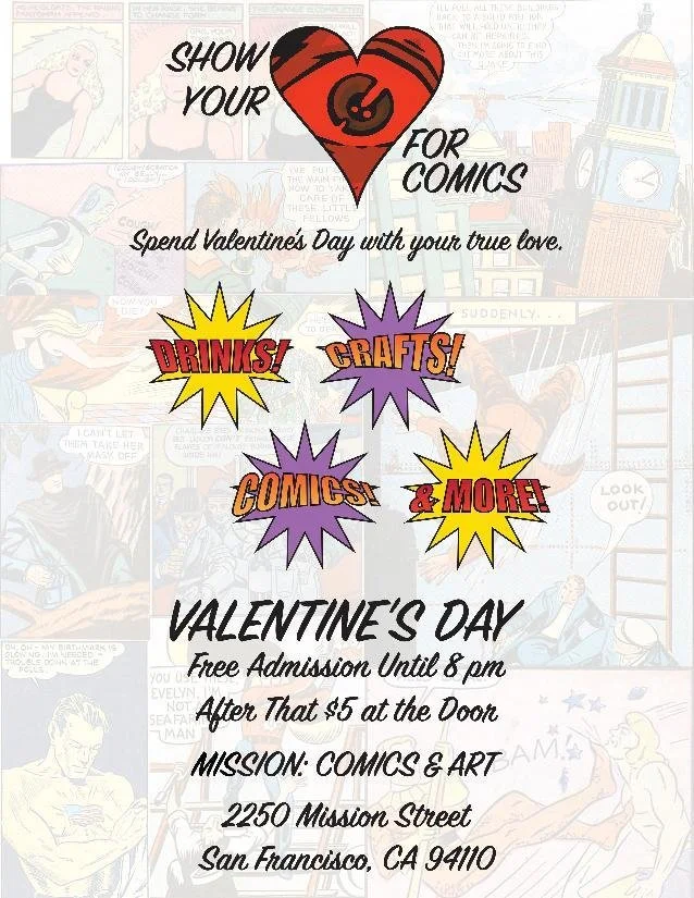 Feb 14th - Show Your Love For Comics Party!