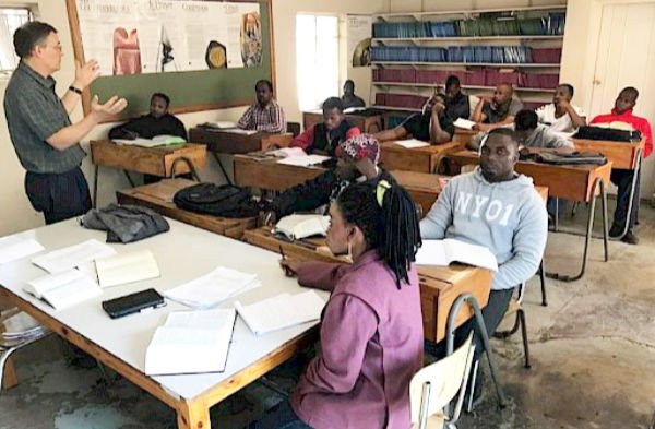 Pastor Engelbrecht in Africa