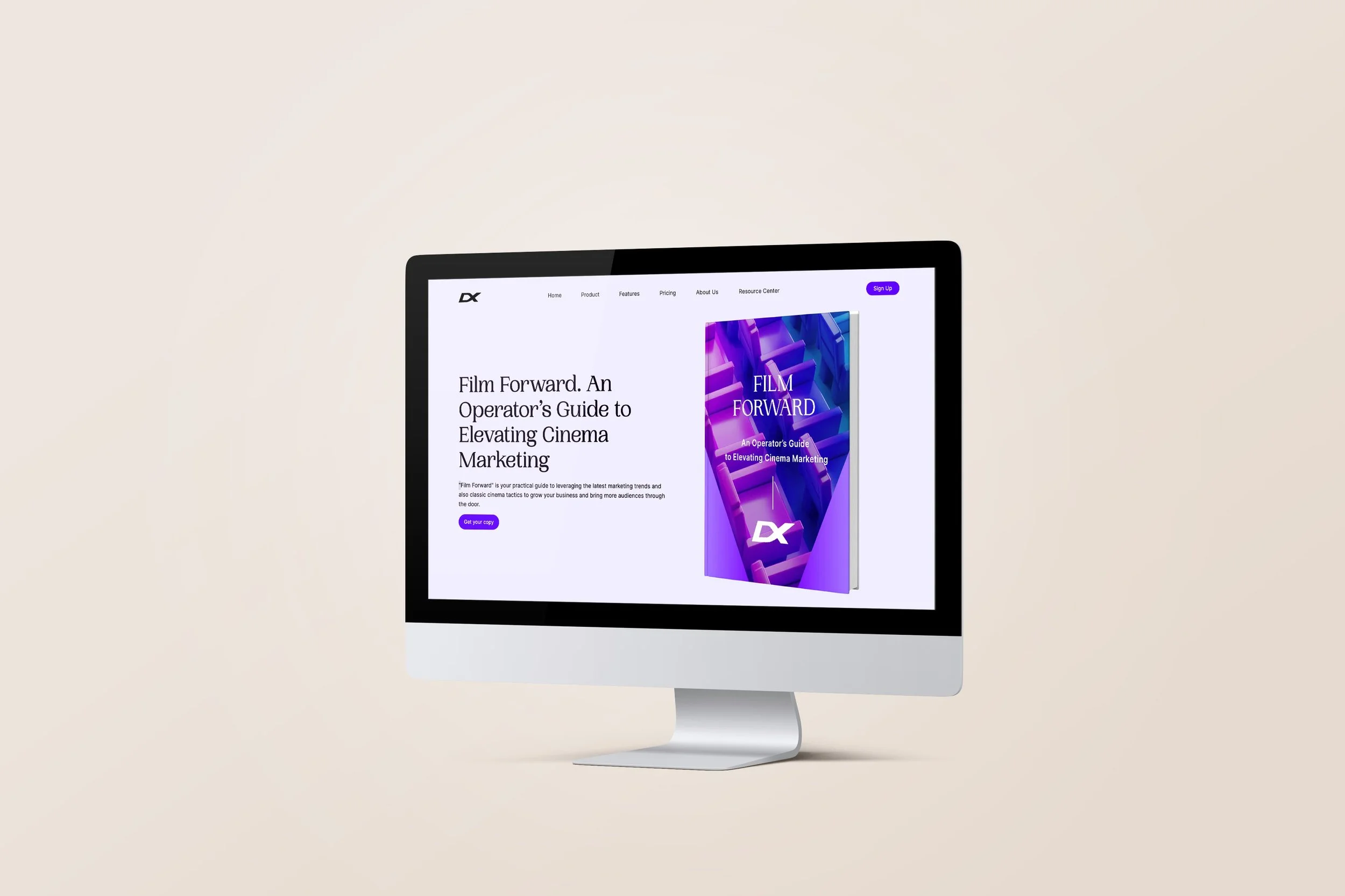 DX Tech Layout and Marketing Design