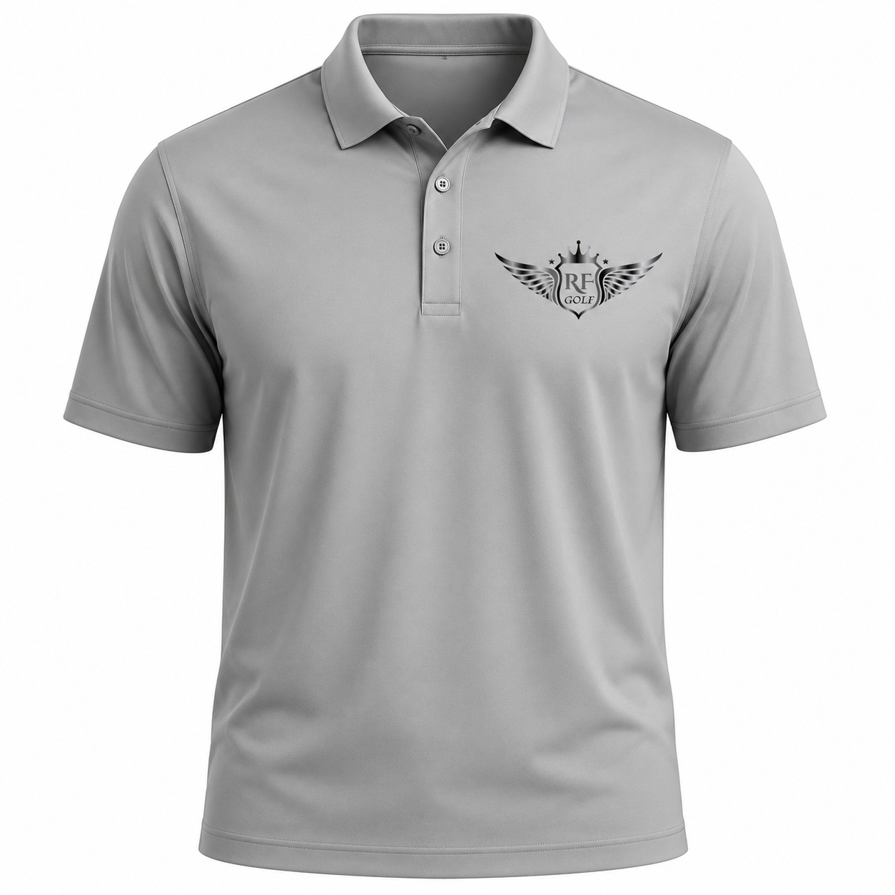 Grey RF Golf Polo.png
