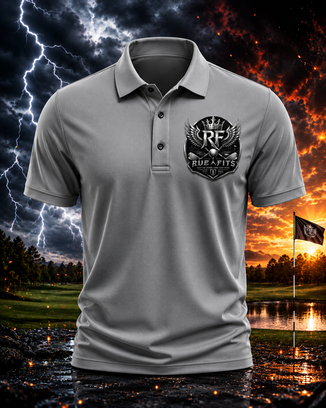 Grey Golf Polo New Logo.png