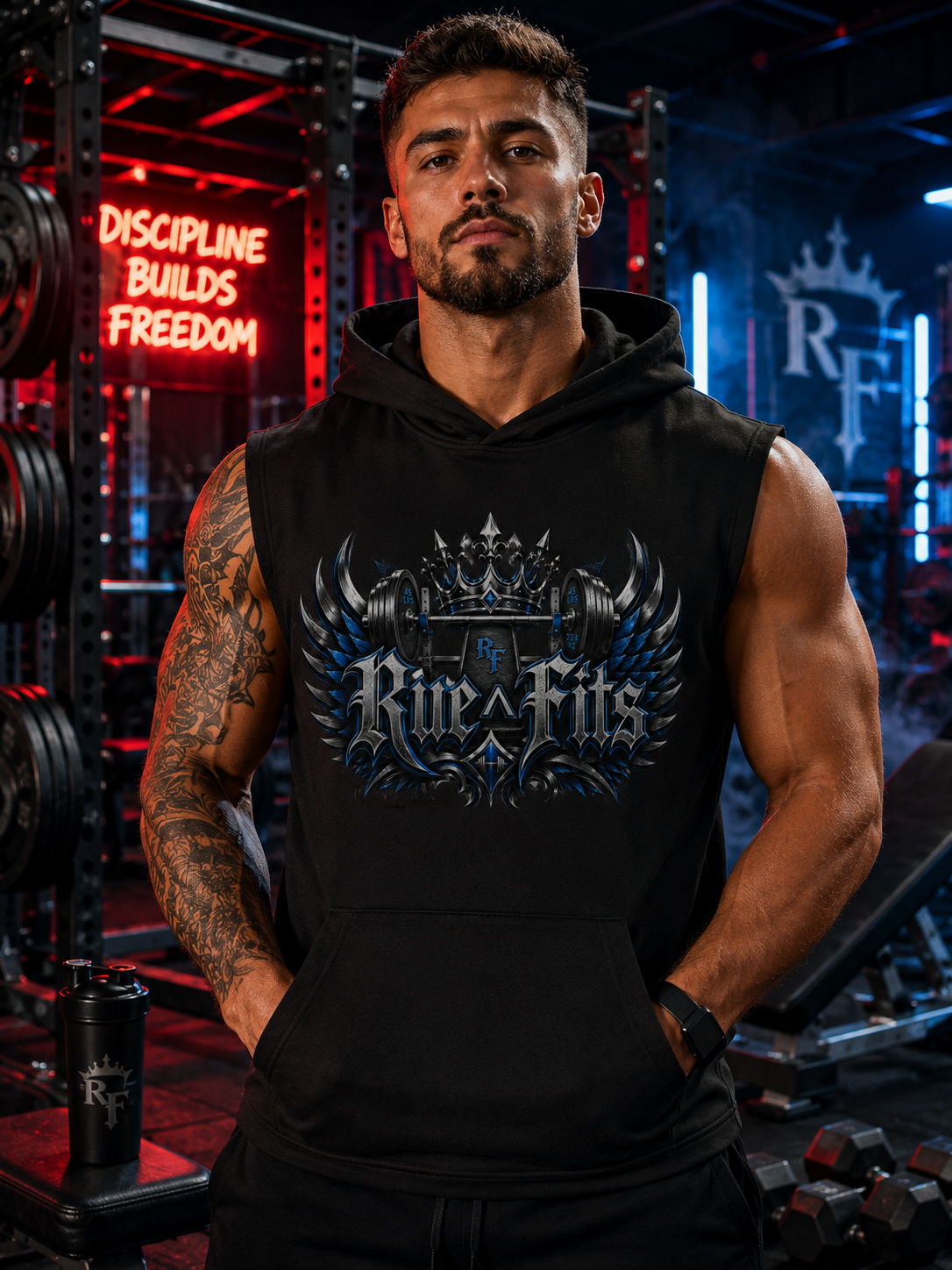 Black Fitness Shirt New Logo.png