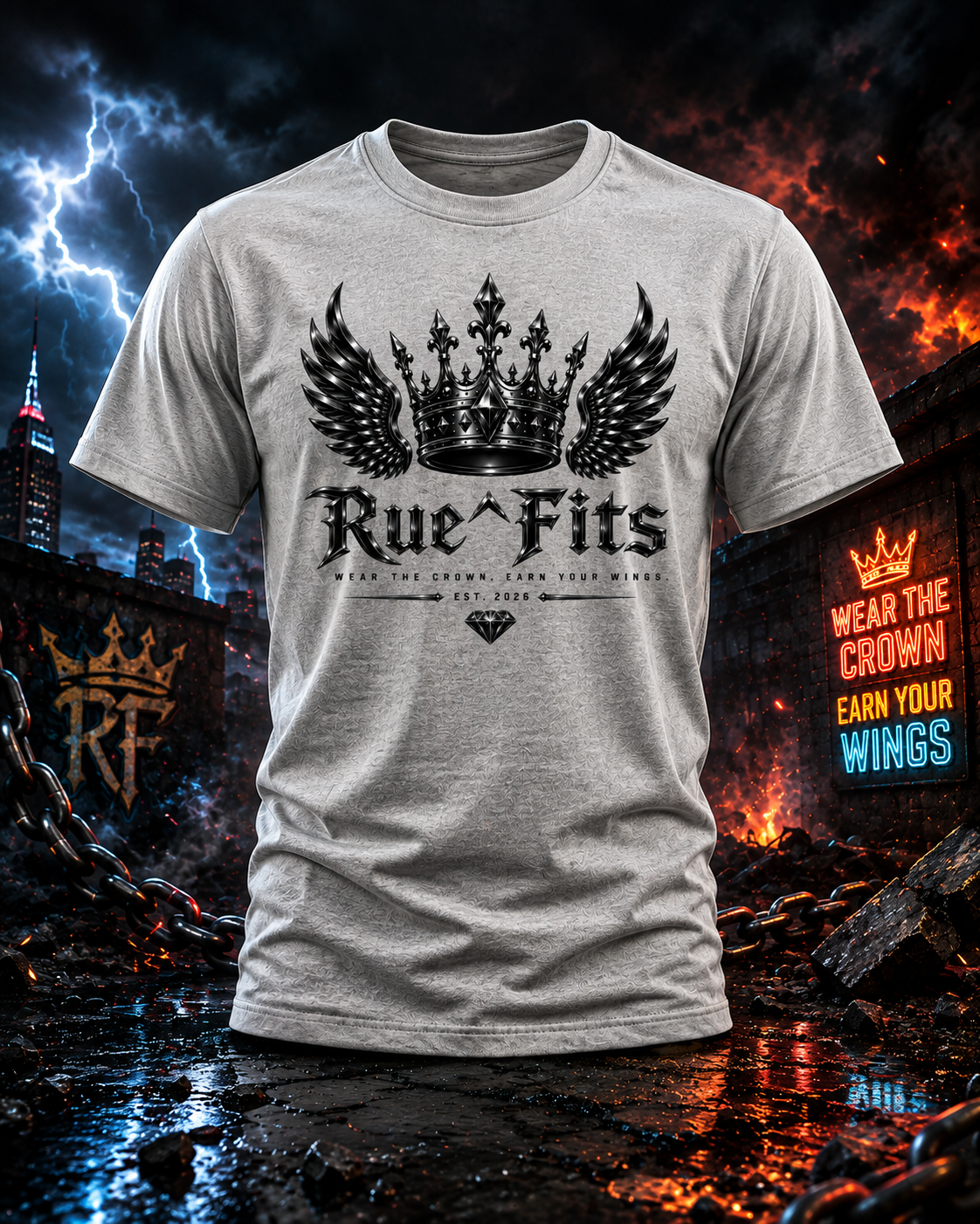 Grey Shirt Black Chrorme Logo.png