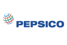 PepsiCo logo with a globe icon to the left of the company name