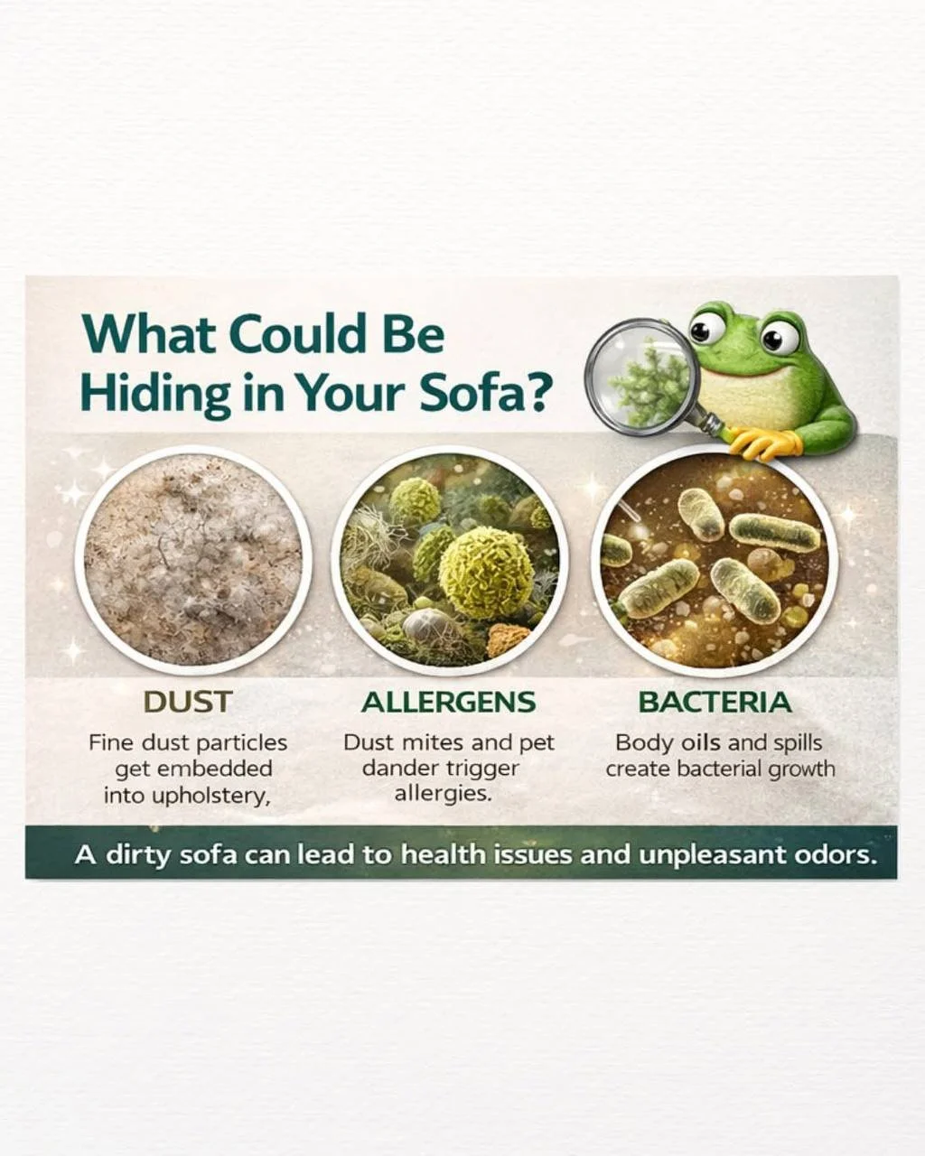 🔍 What could be hiding inside your sofa?