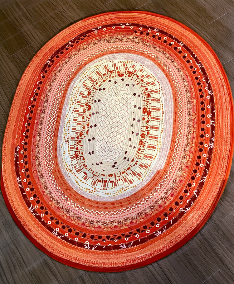 Oval Jelly Roll Rug