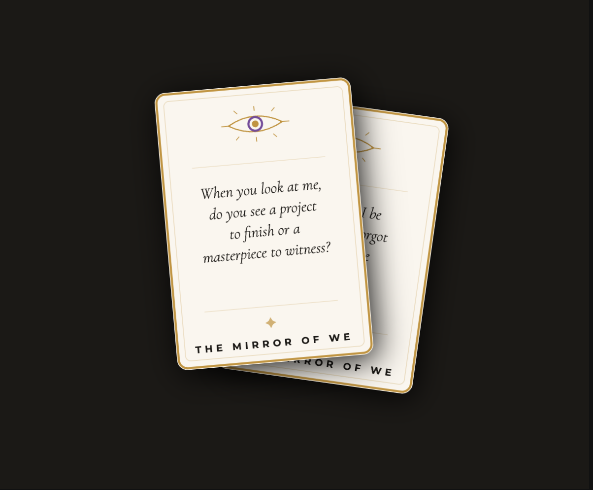 The Mirror of We™ — The I AM Card Game