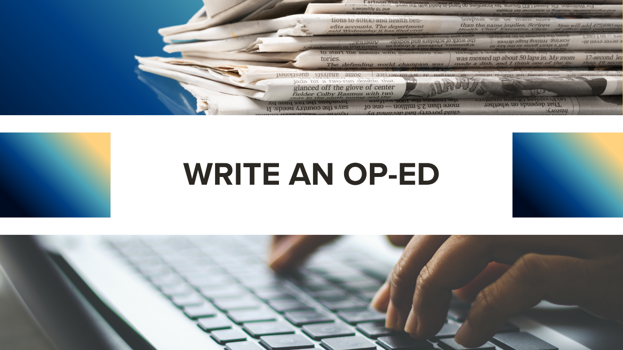 Write an Op-Ed