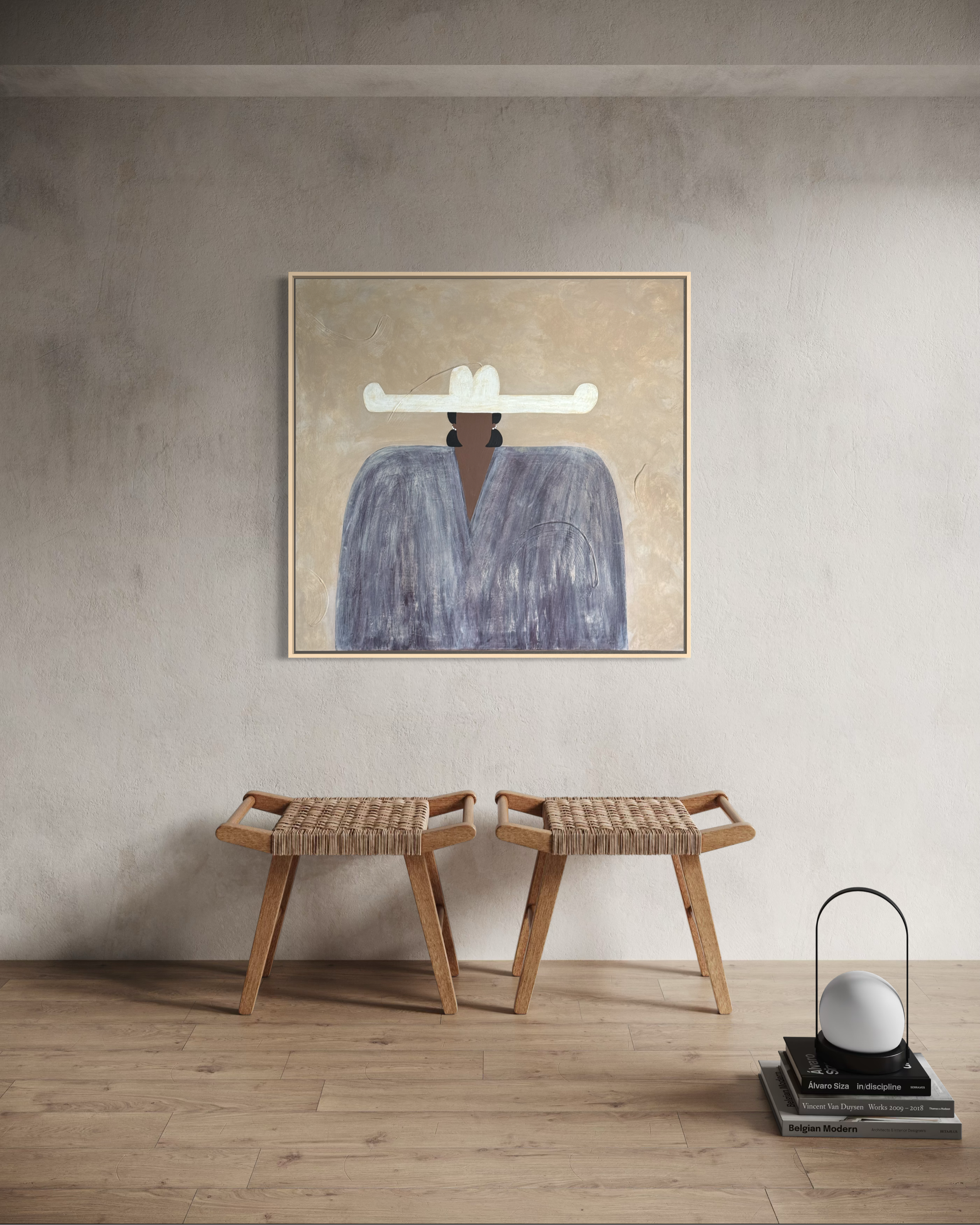 Purple Lovin' Girlie (80cm x 80cm) - $450