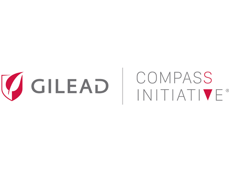 Gilead logo with text 'Gilead' and 'Compass Initiative'