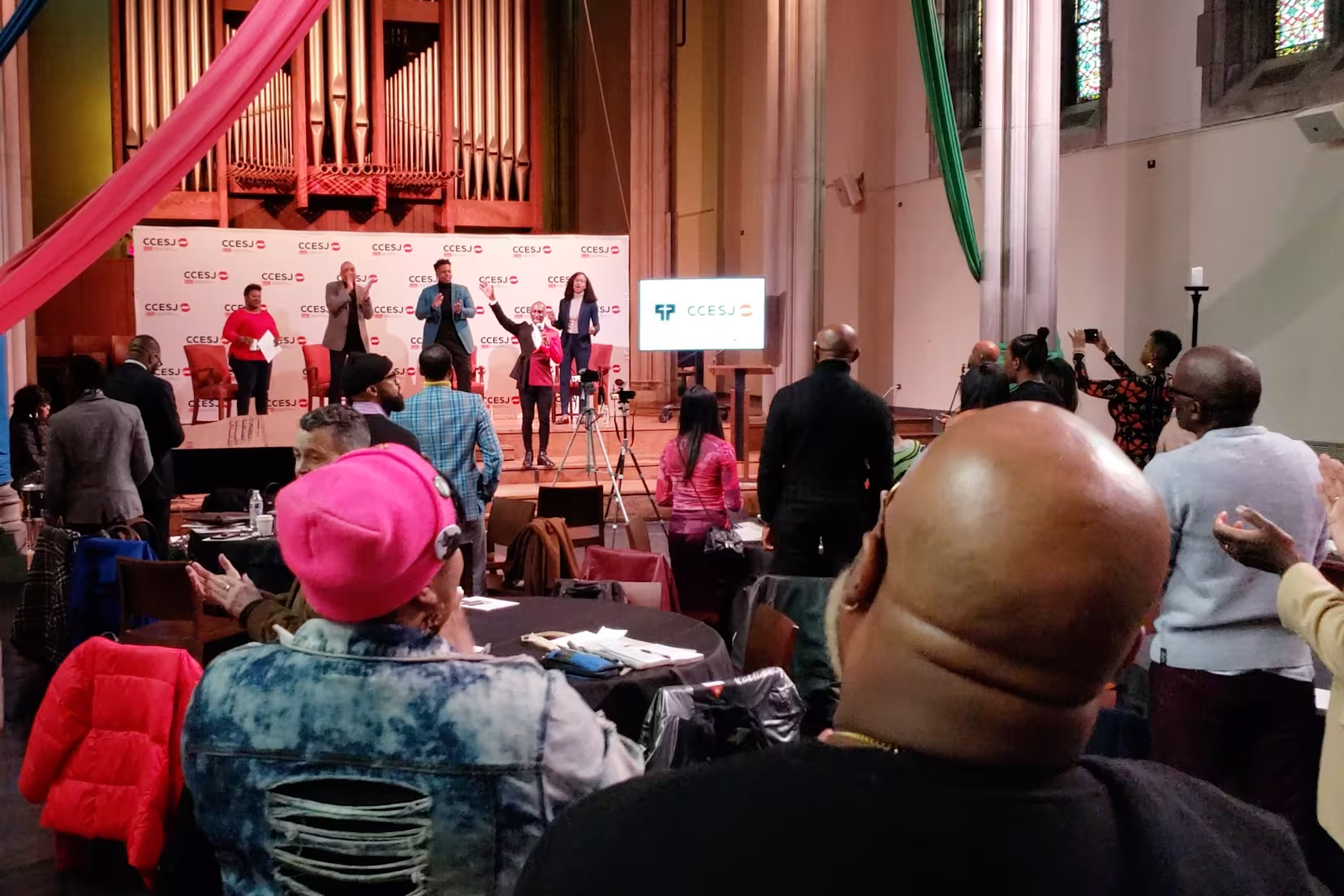 Pride in the Pews’ session on the “State of the Black Church,” hosted in partnership with Union Theological Seminary in March 2023 Courtesy of Pride in the Pews