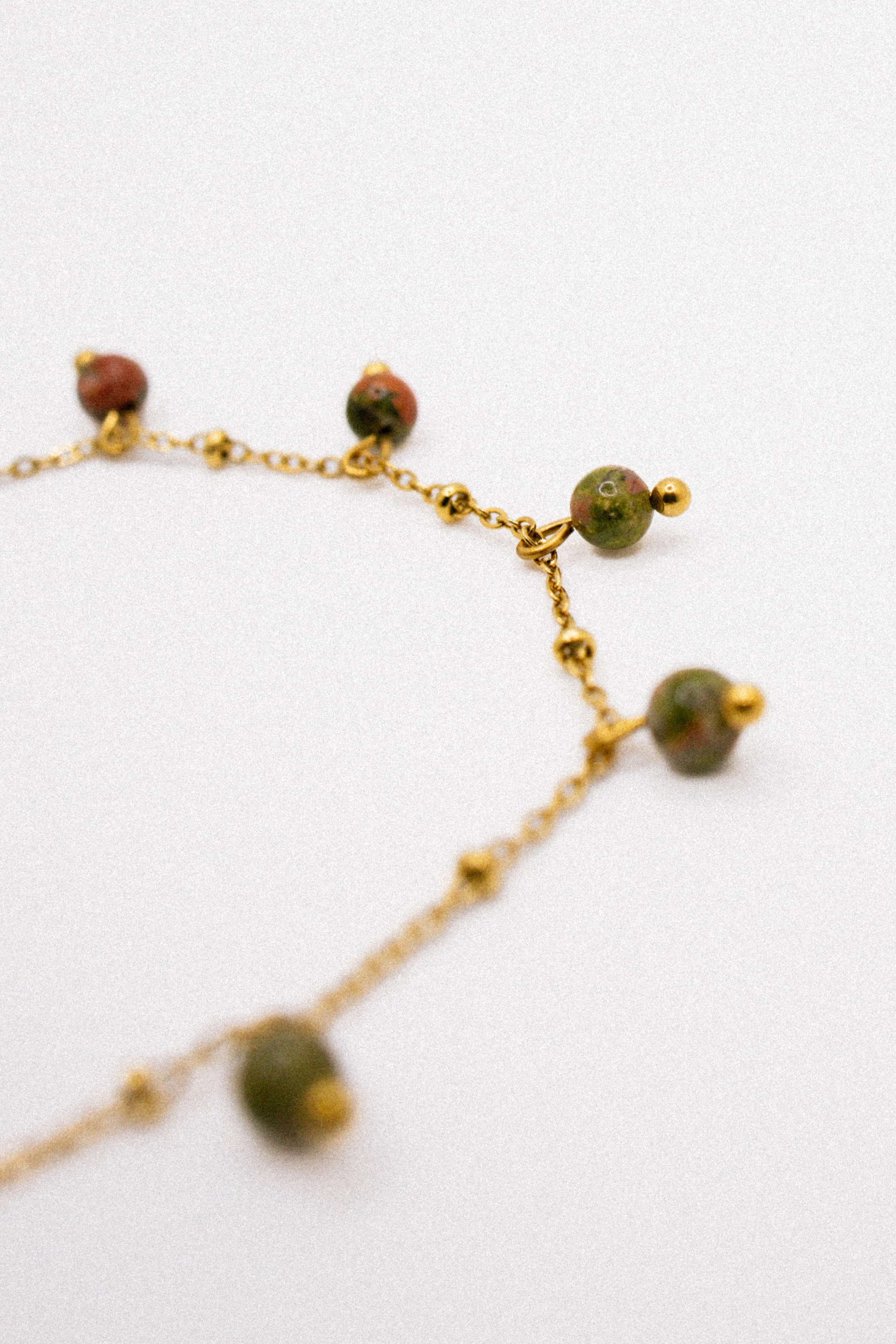 Unakite Charm Beads