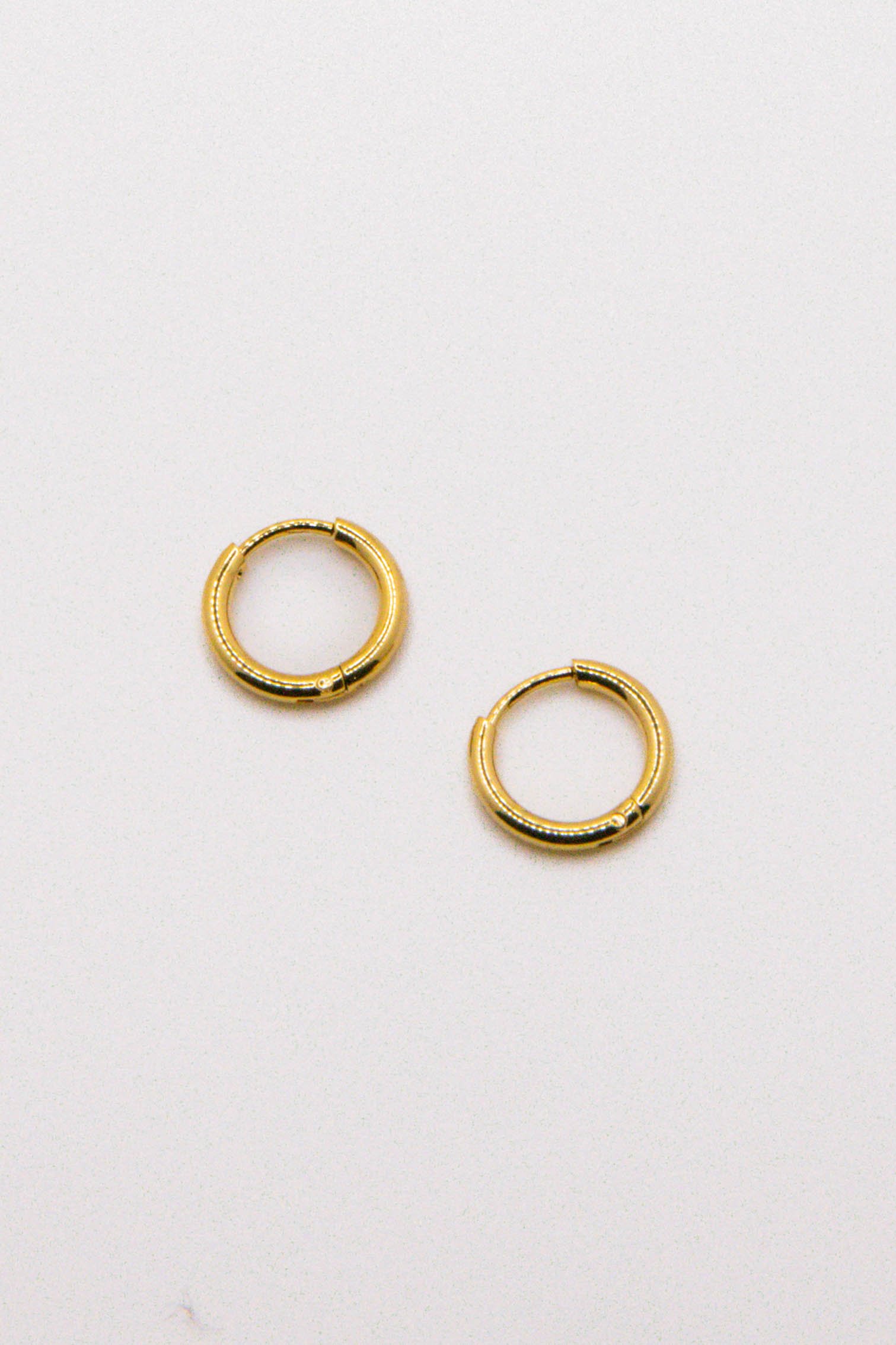 Gold Huggie Hoops 11mm