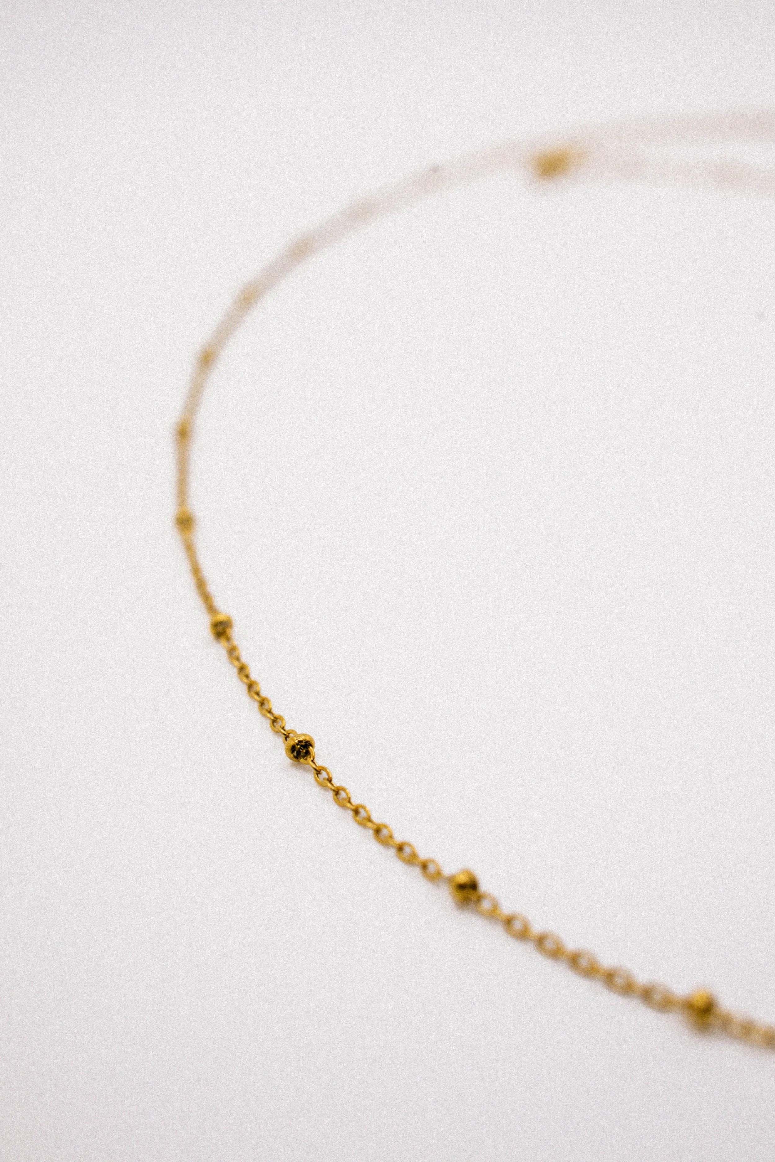 Beaded Satellite Chain Necklace