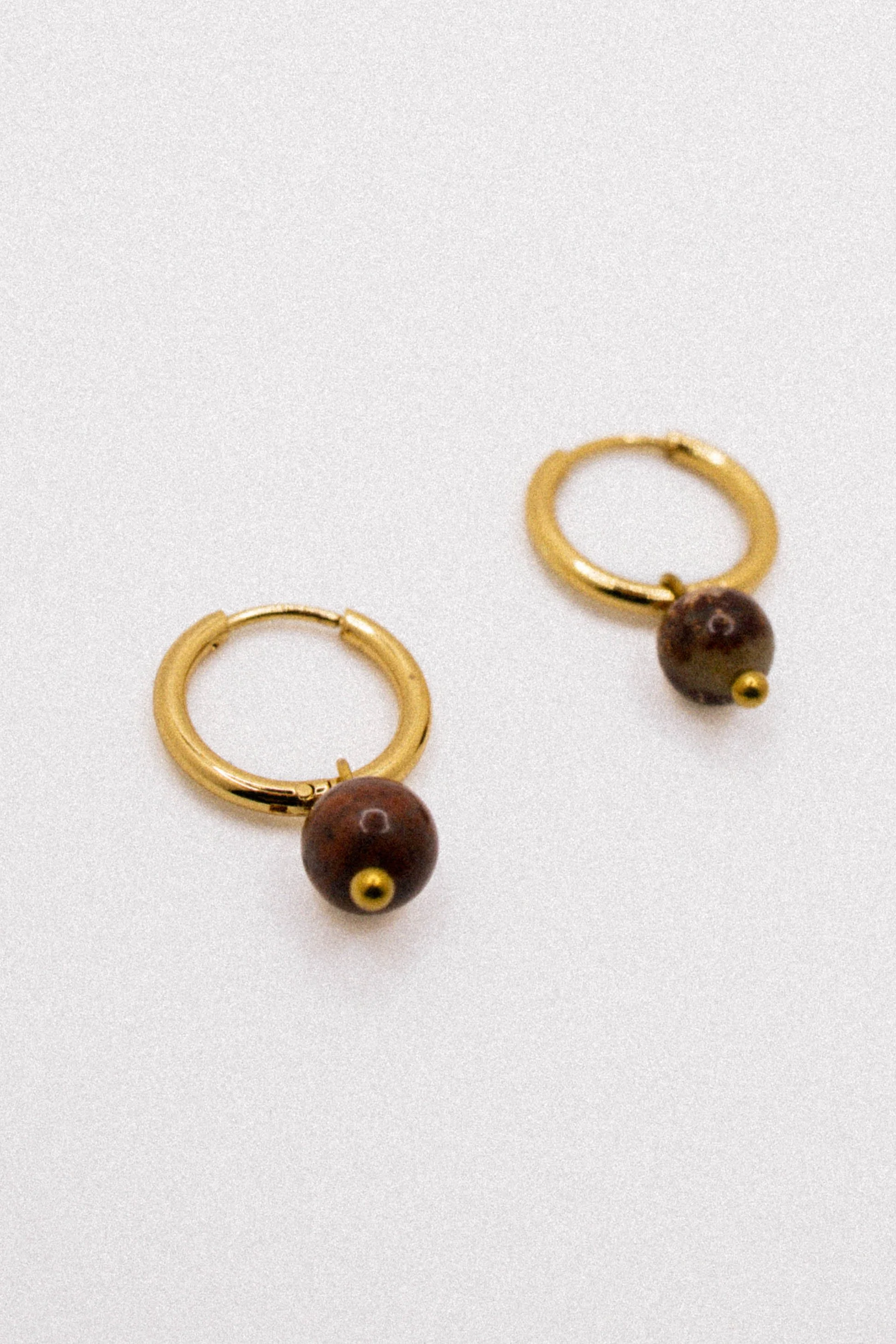 Jasper Drop Huggie Hoops