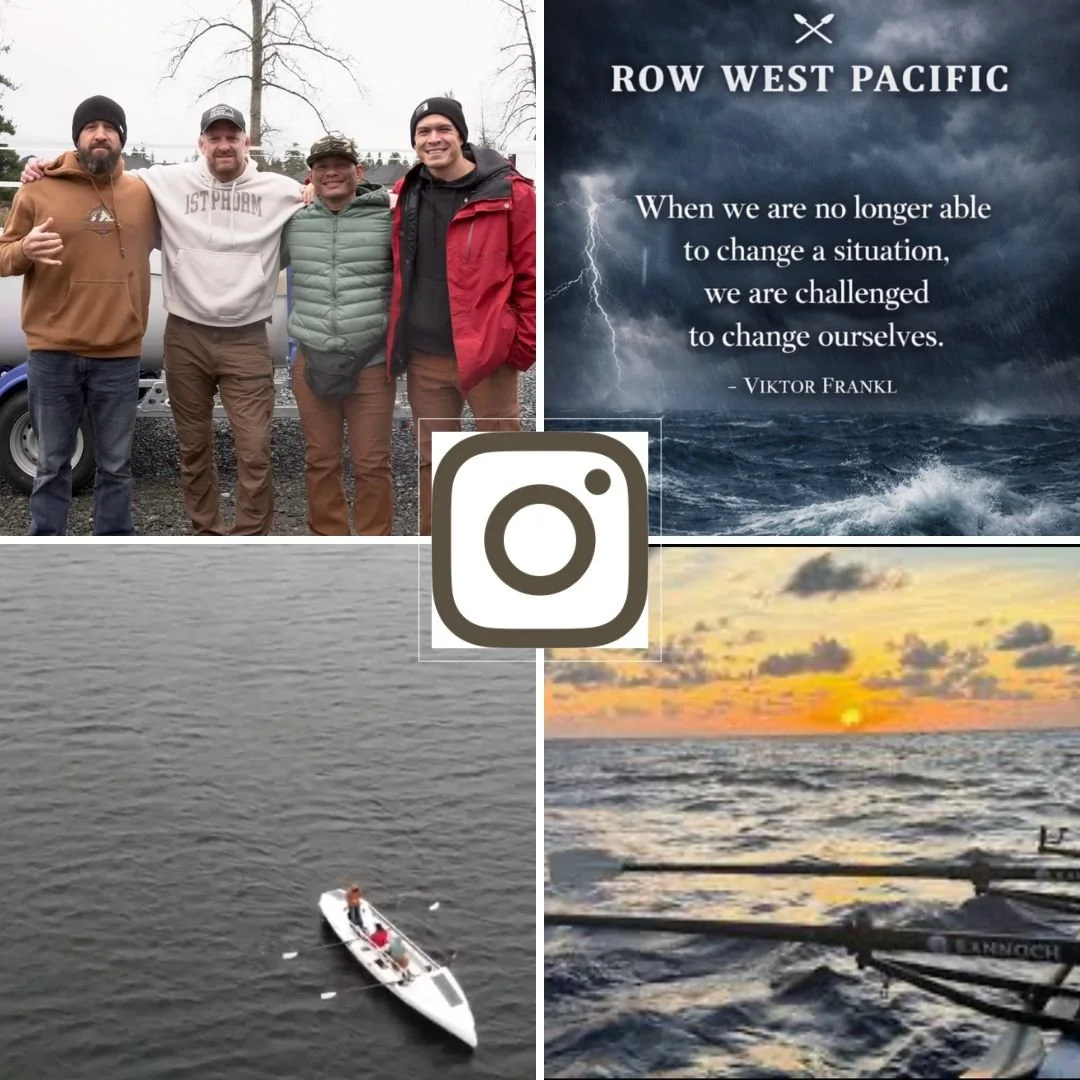 Rowing Across the Pacific Ocean in a Rannoch 45 boat with 4 men