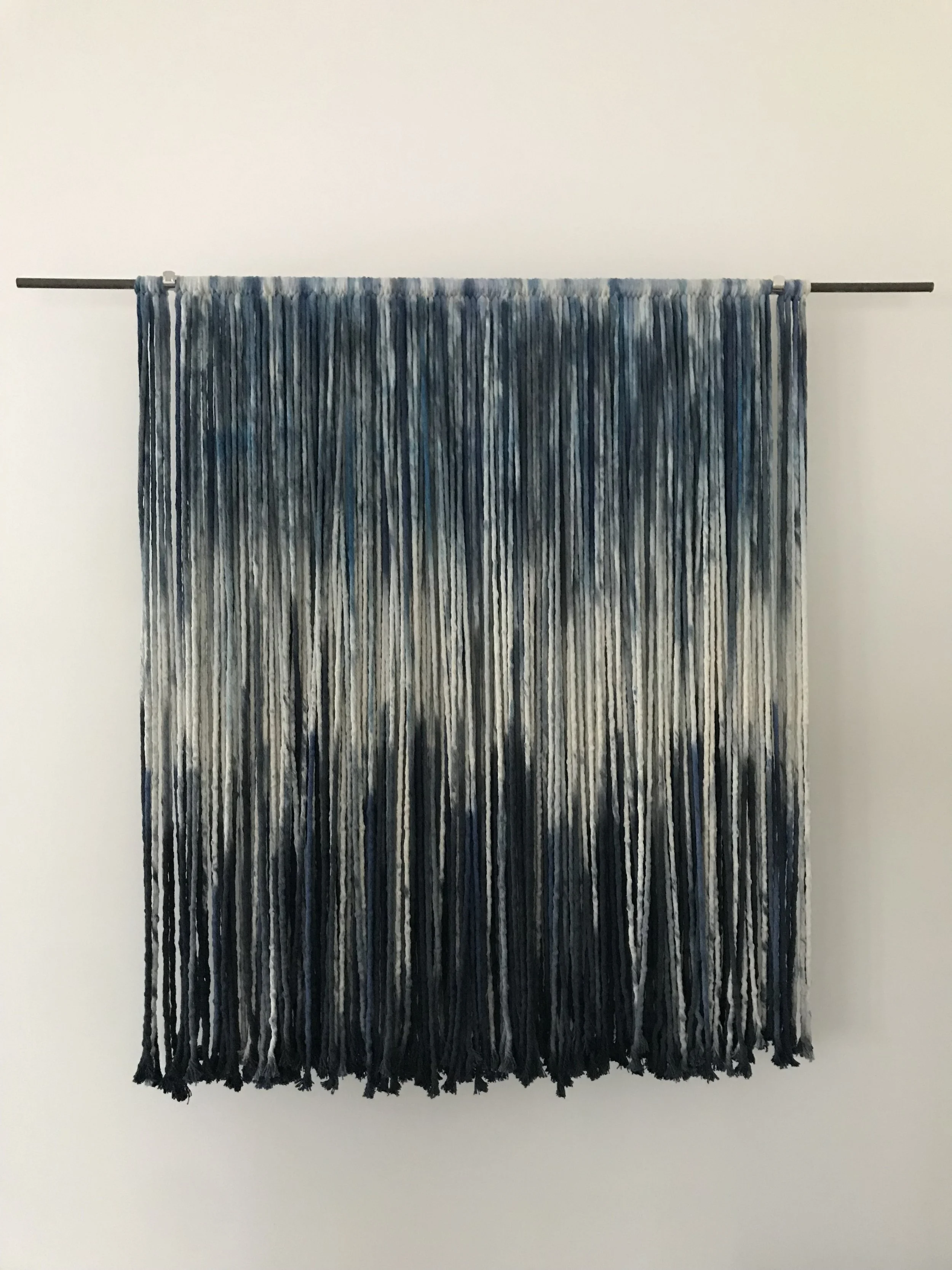 Fall
2020
Cotton, dye, metal
42"H x 35"L