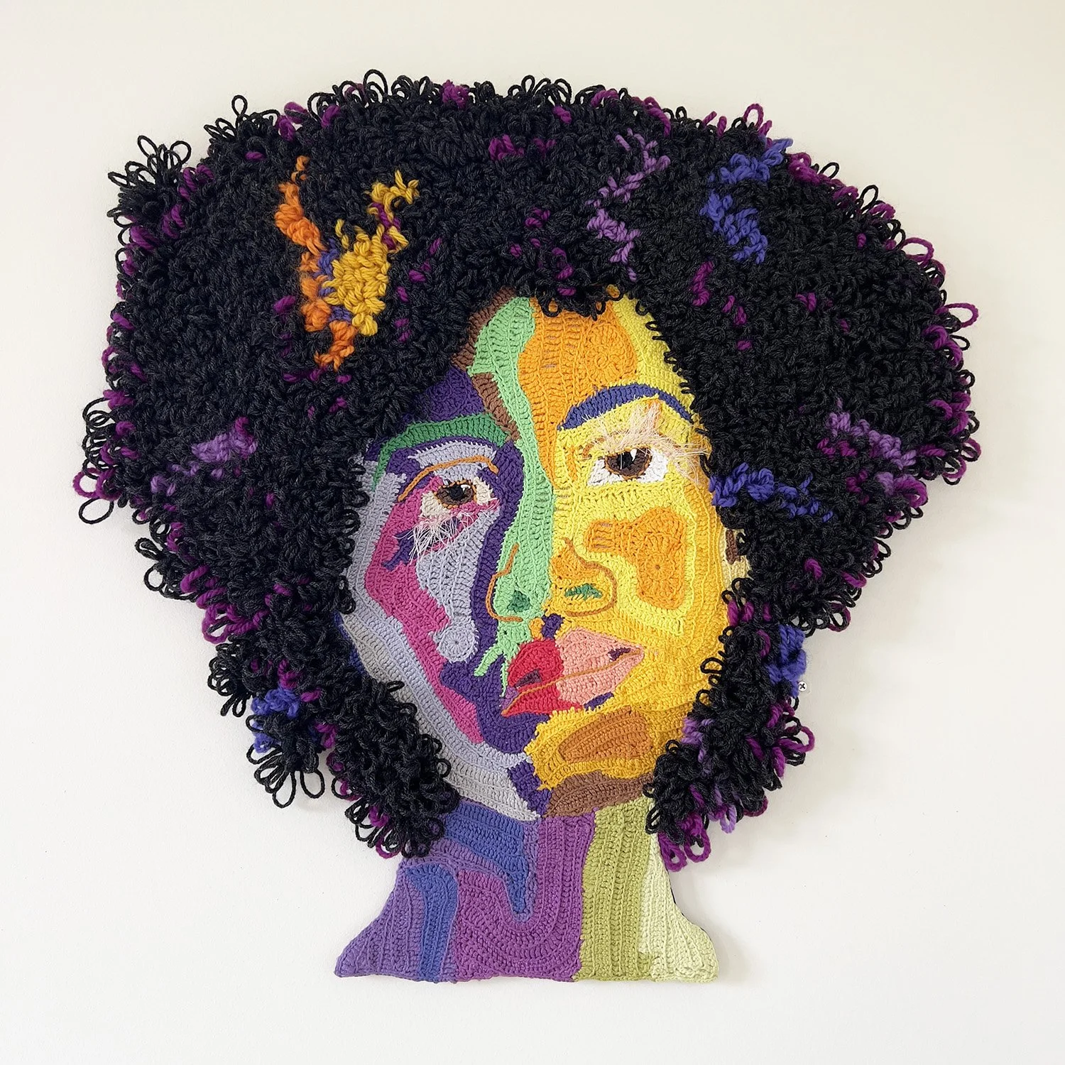 Portrait of a Lady
2023
Cotton, Acrylic, Wool
26" x 26"