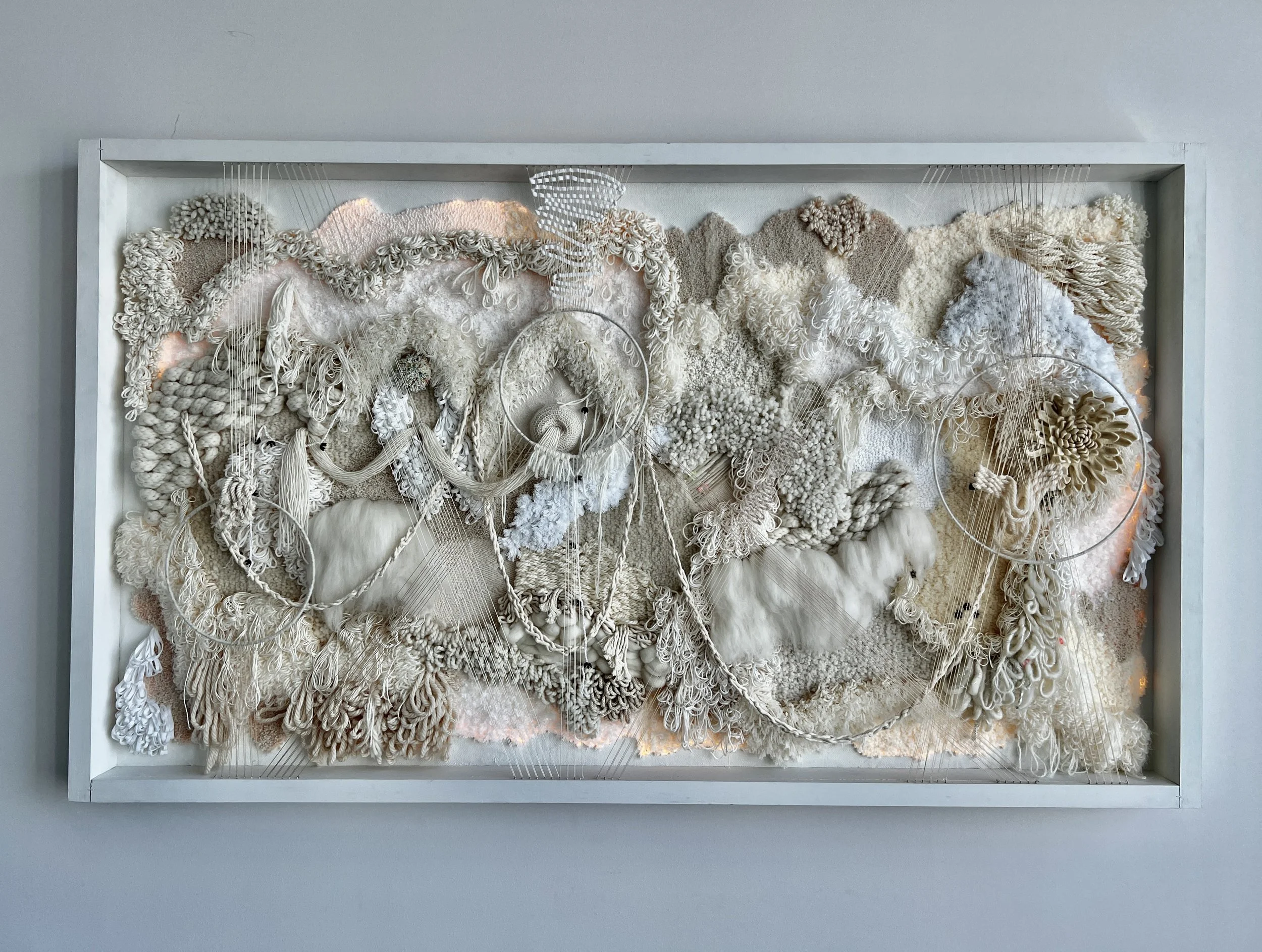 In the Clouds
2023
Cotton, Wool, Acrylic
75" x 72"