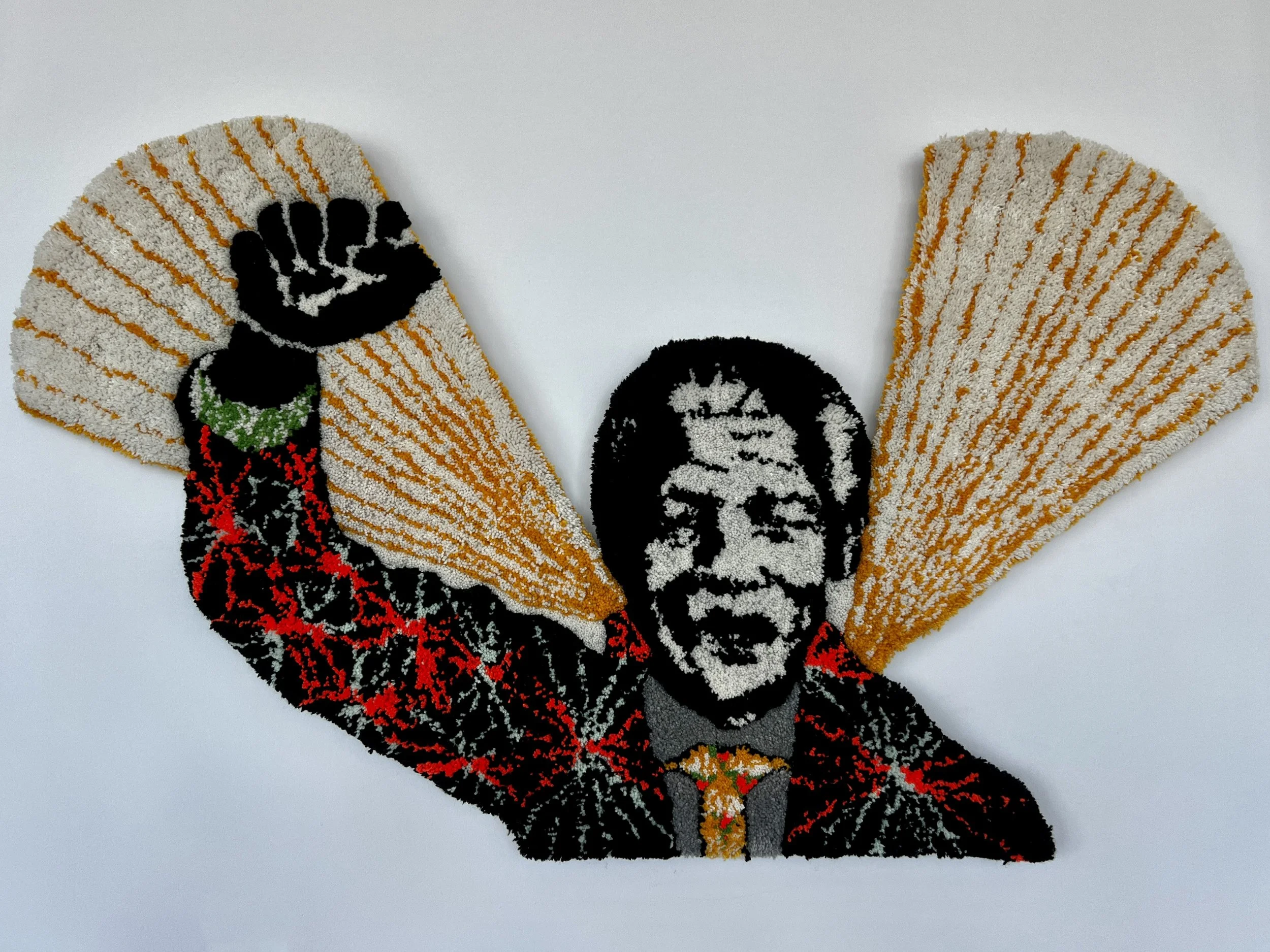Mandela
2022
Wool on Wood
35" x 60"