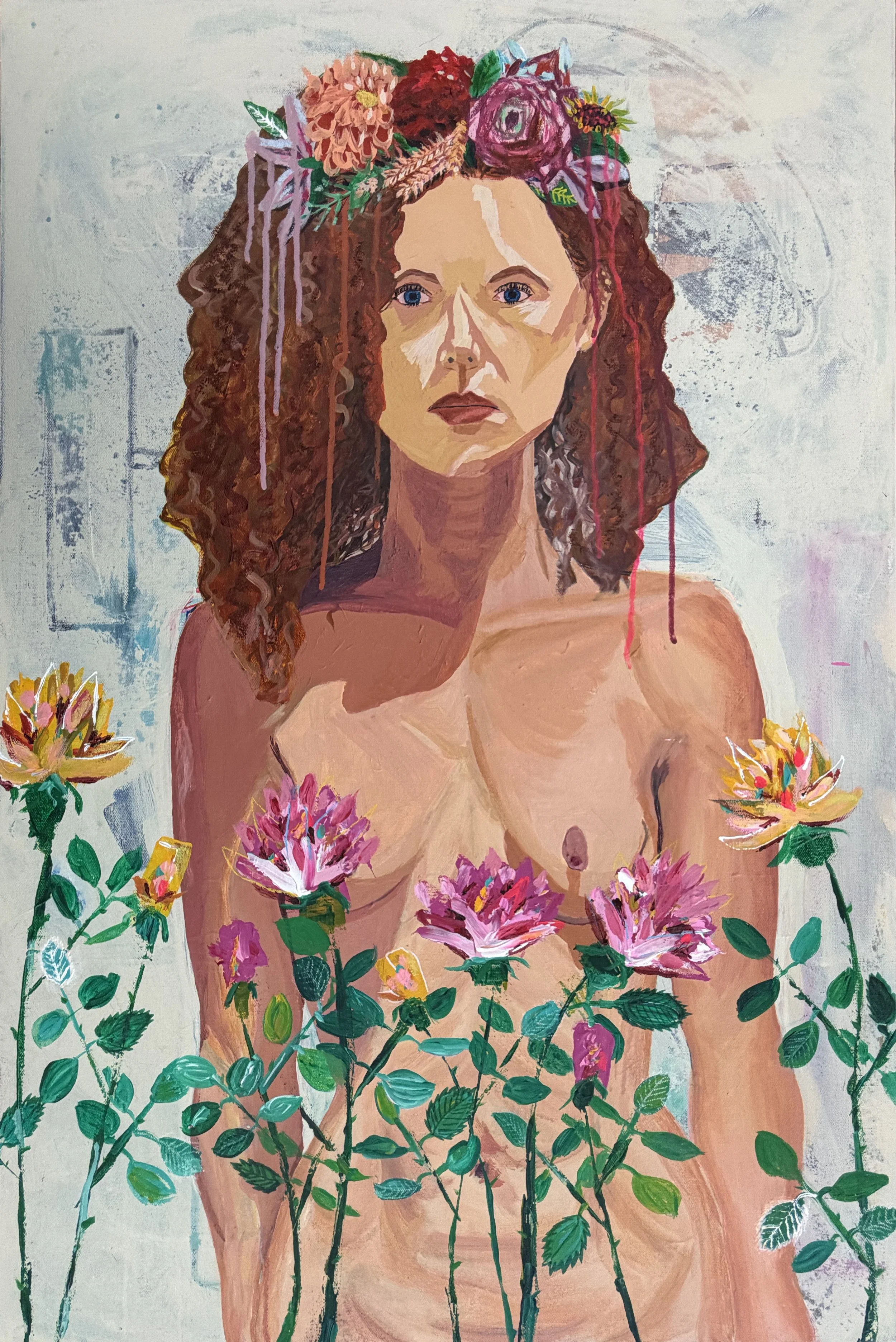 Soft Armour — 2026 
Acrylic and oil on canvas 
36"H x 24"L